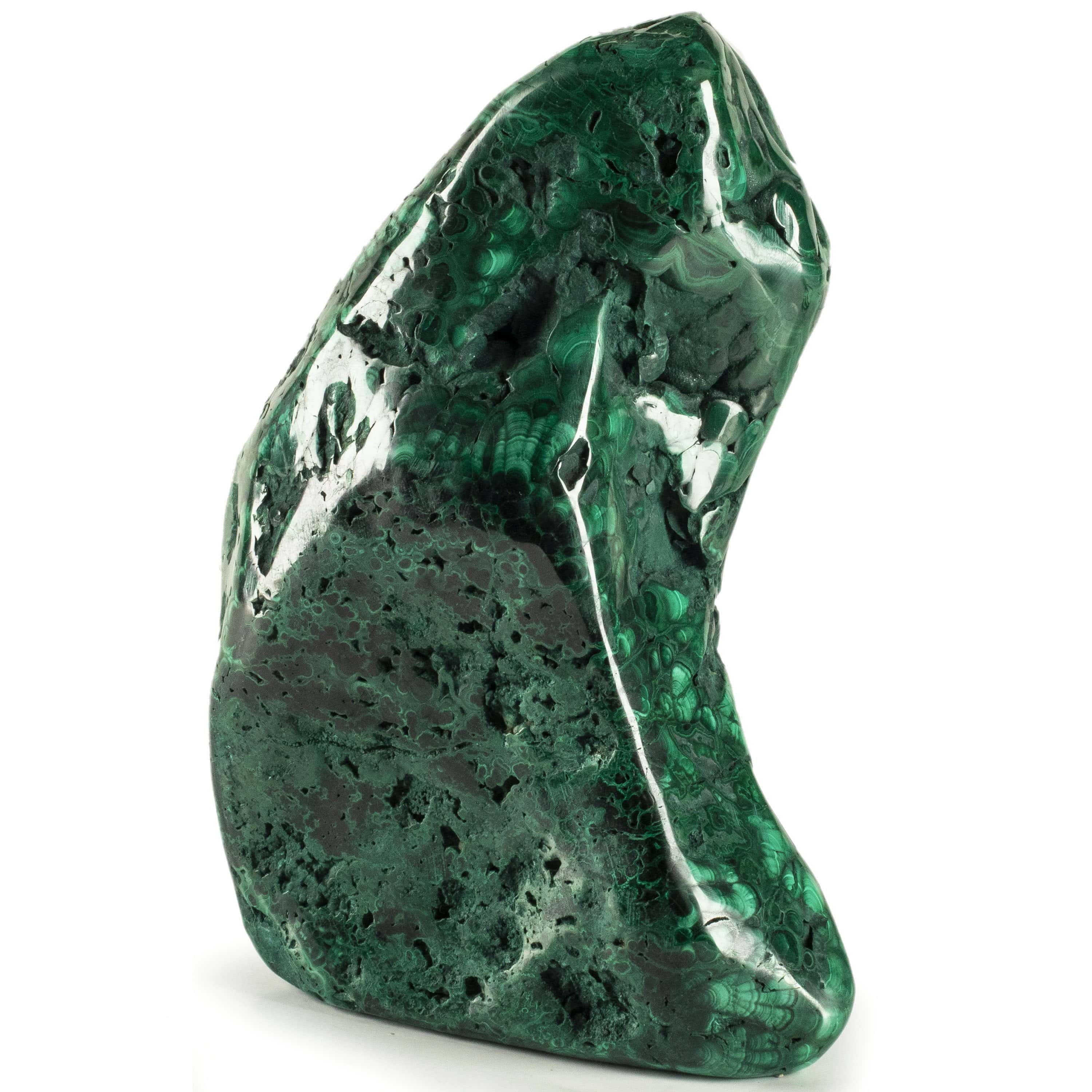 Kalifano Malachite Rare Natural Green Malachite Polished Freeform Specimen from Congo - 5.4 kg / 11.8 lbs MA3400.002