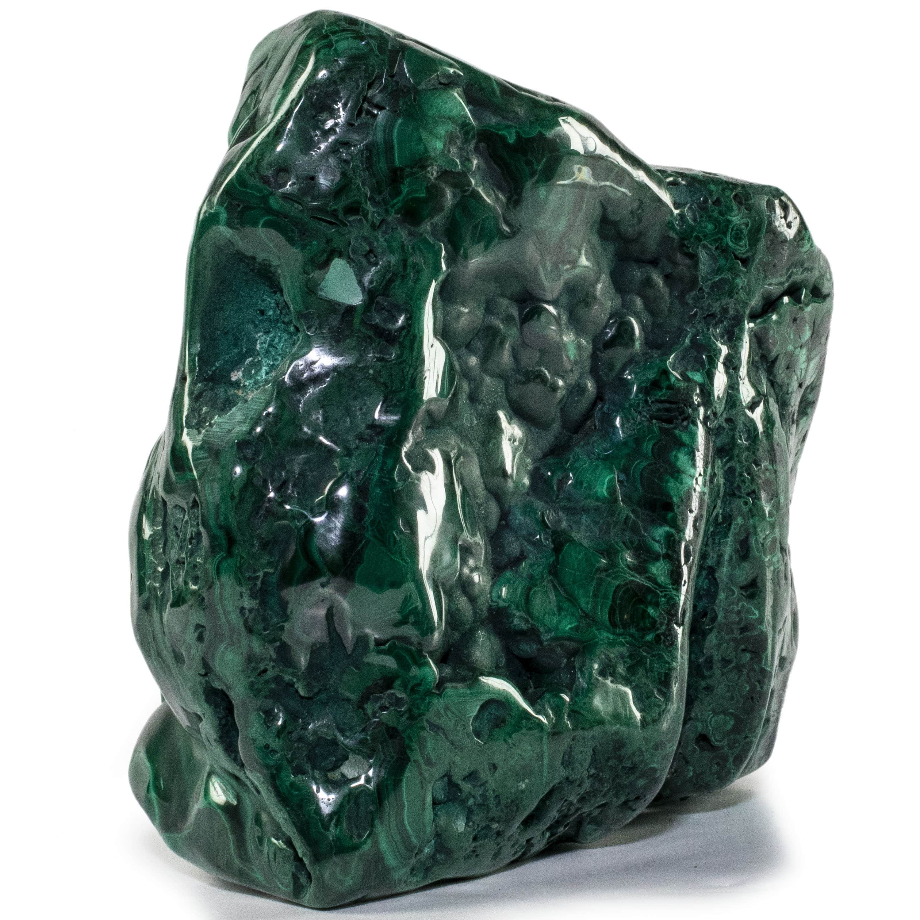 Kalifano Malachite Rare Natural Green Malachite Polished Freeform Specimen from Congo - 6.9 kg / 15.2 lbs MA4200.002