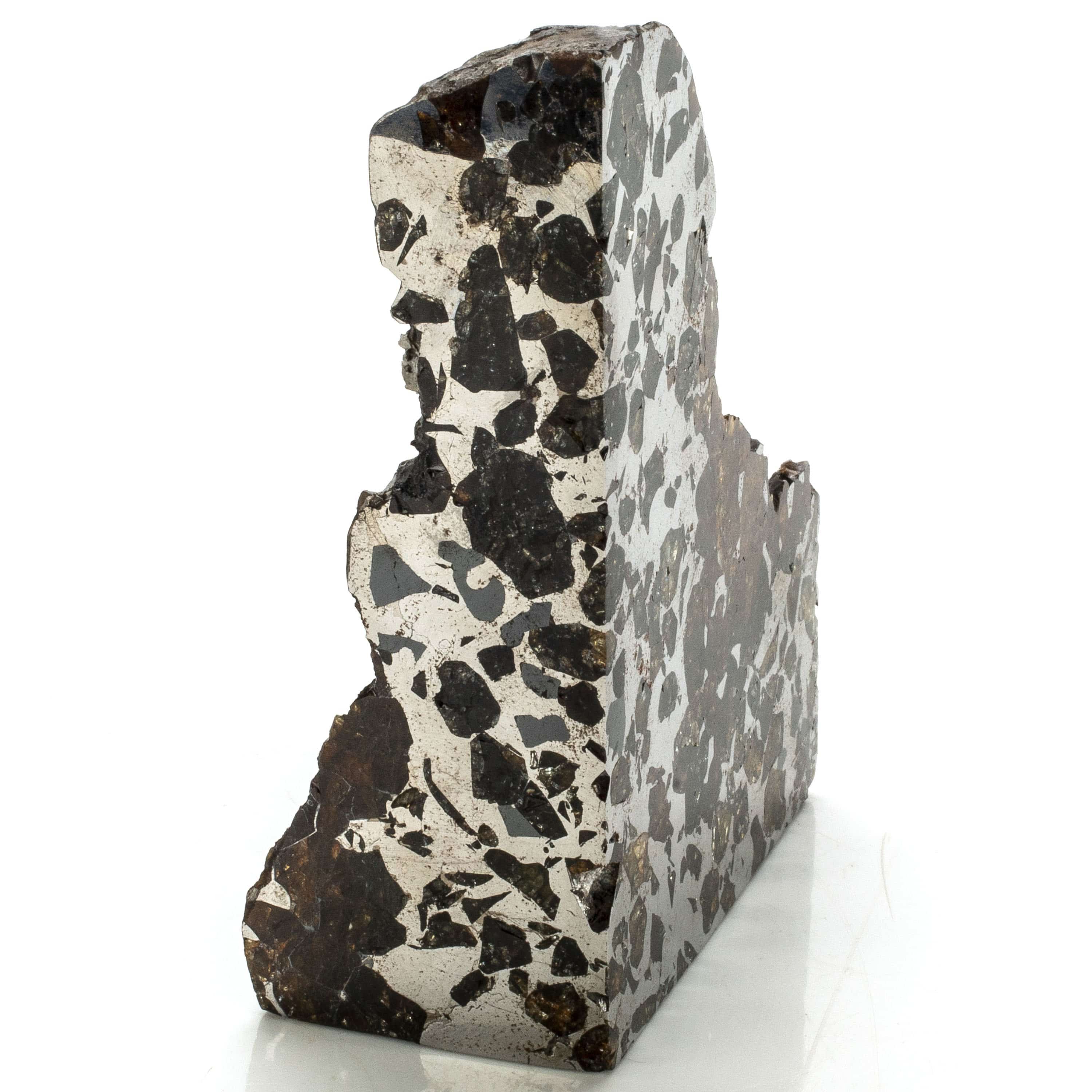 Kalifano Meteorites MTSP28800.001 - Seymchan Pallasite Iron Meteorite - 406 gramsFound in 1967 - Russia - TKW: 350 kg MTSP28800.001