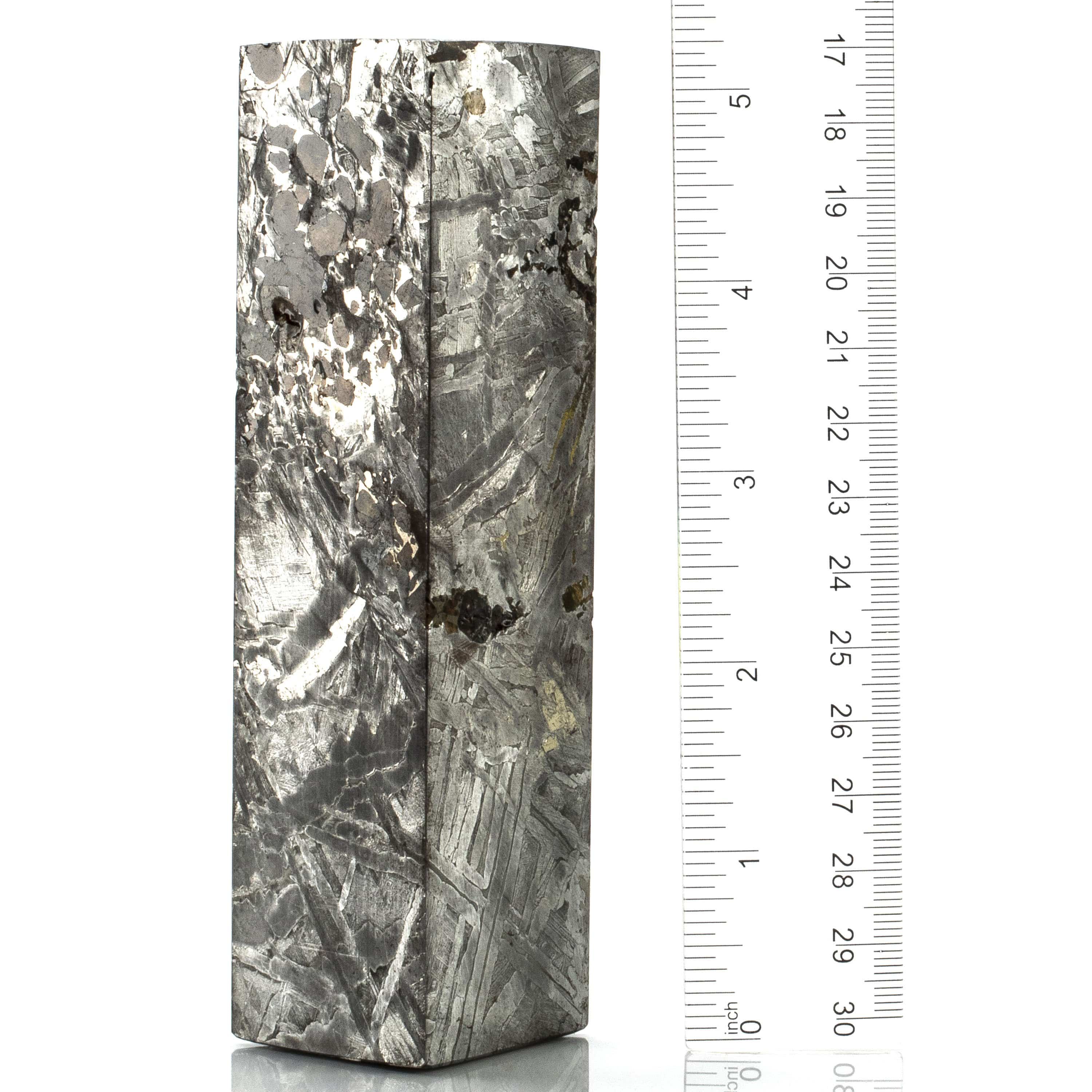 Kalifano Meteorites Natural Seymchan Meteorite from Russia - 650 grams / 5.5” MTS24000.001