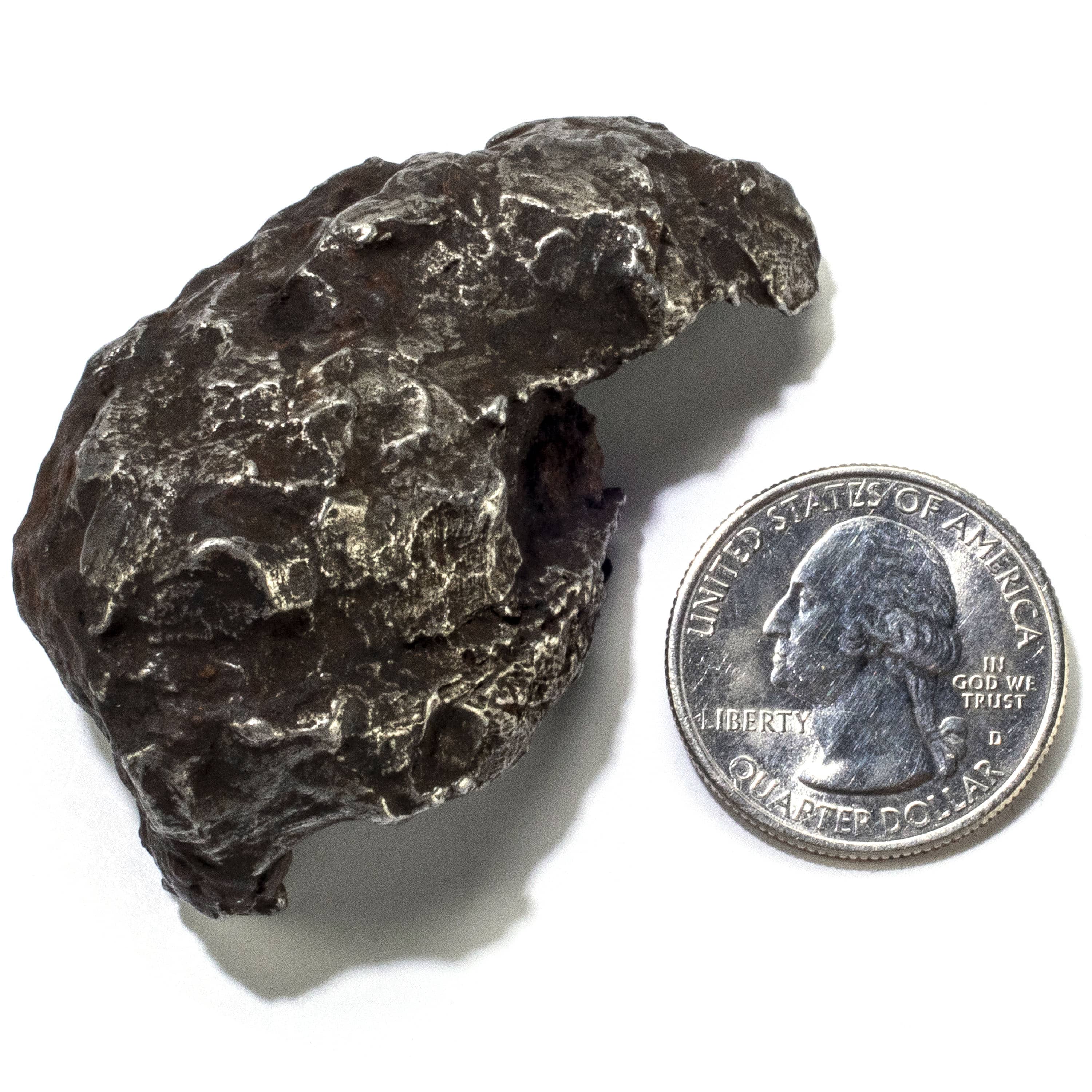 Kalifano Meteorites Natural Sikhote-Alin Meteorite from Russia - 117 grams / 2.5" MTS2400.003