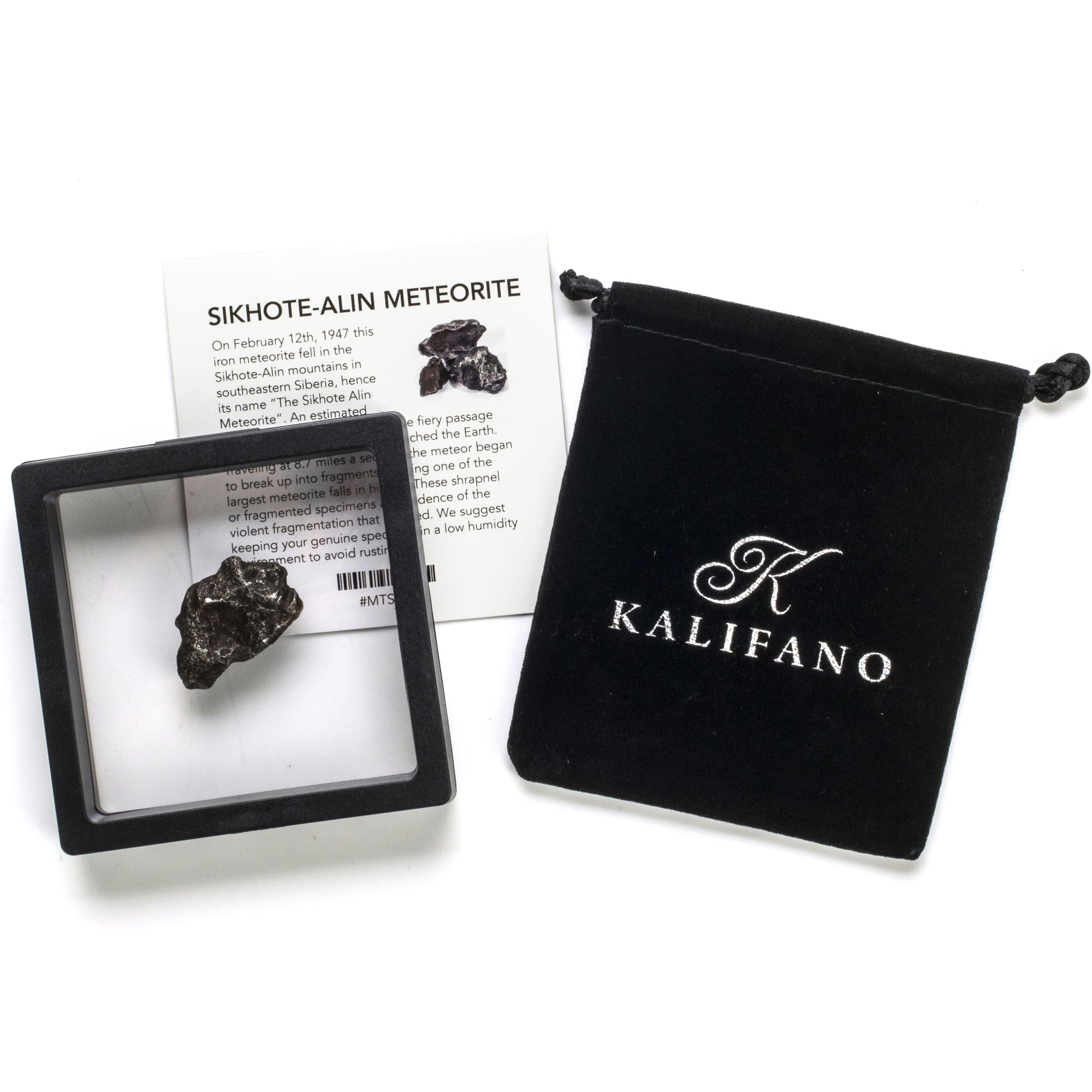 Kalifano Meteorites Natural Sikhote-Alin Meteorite from Russia - 15 grams MTS300