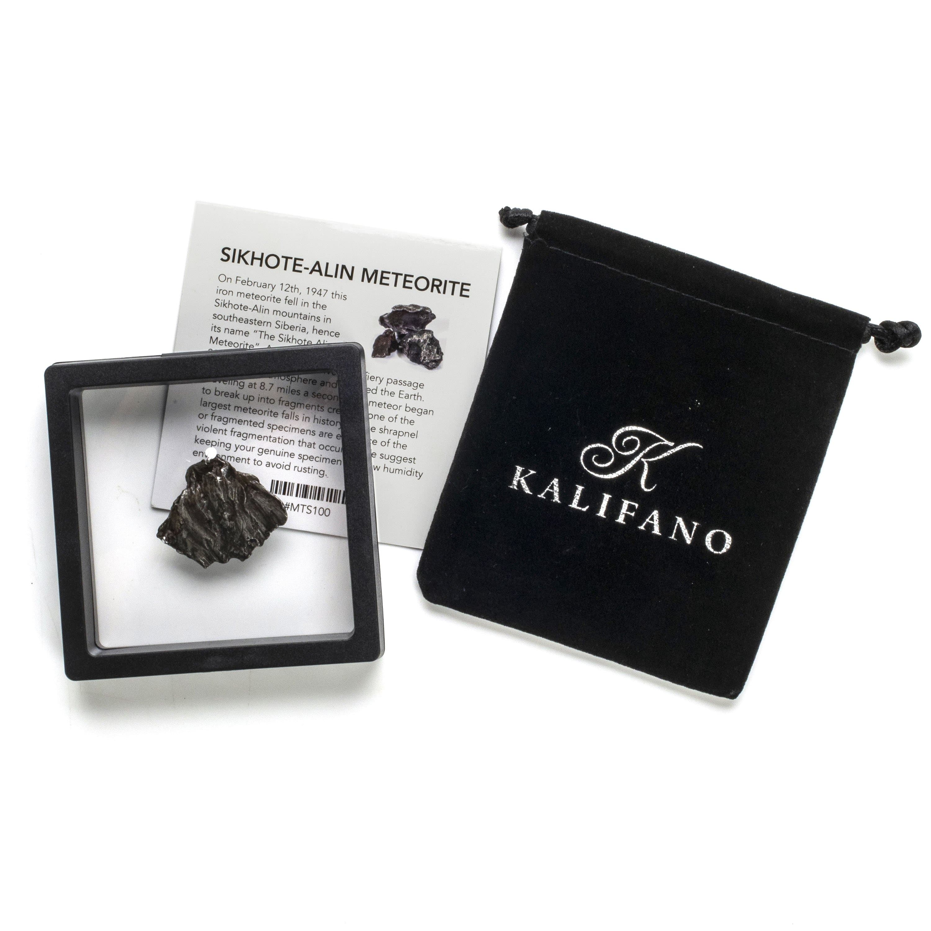 Kalifano Meteorites Natural Sikhote-Alin Meteorite from Russia - 20 grams MTS400