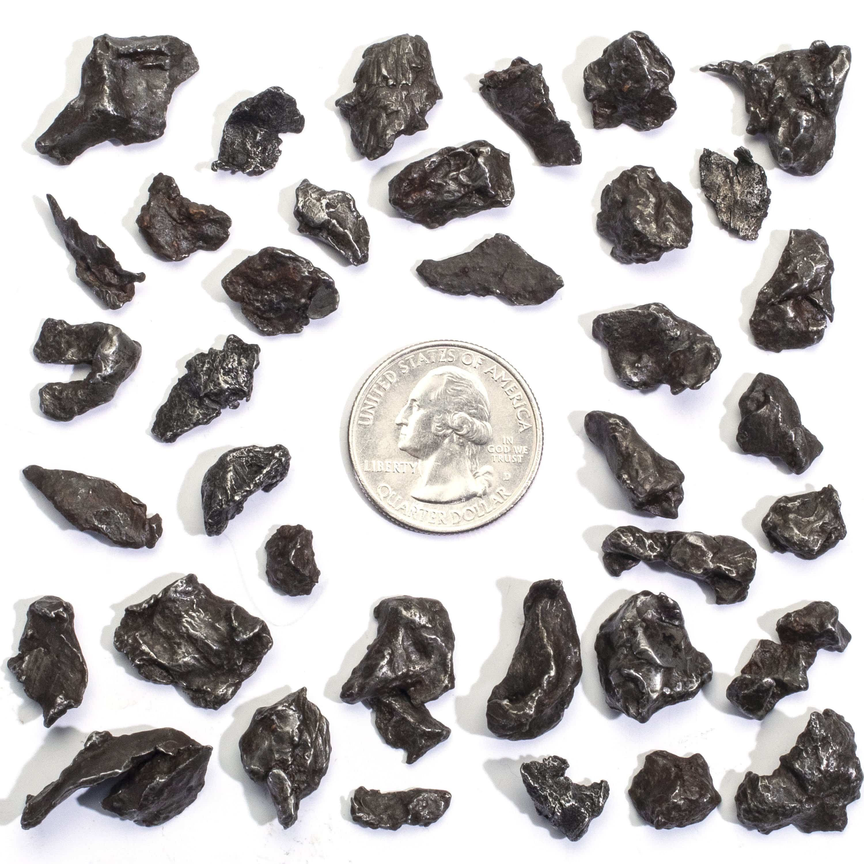 Kalifano Meteorites Natural Sikhote-Alin Meteorite from Russia (3 Pieces) MTS100