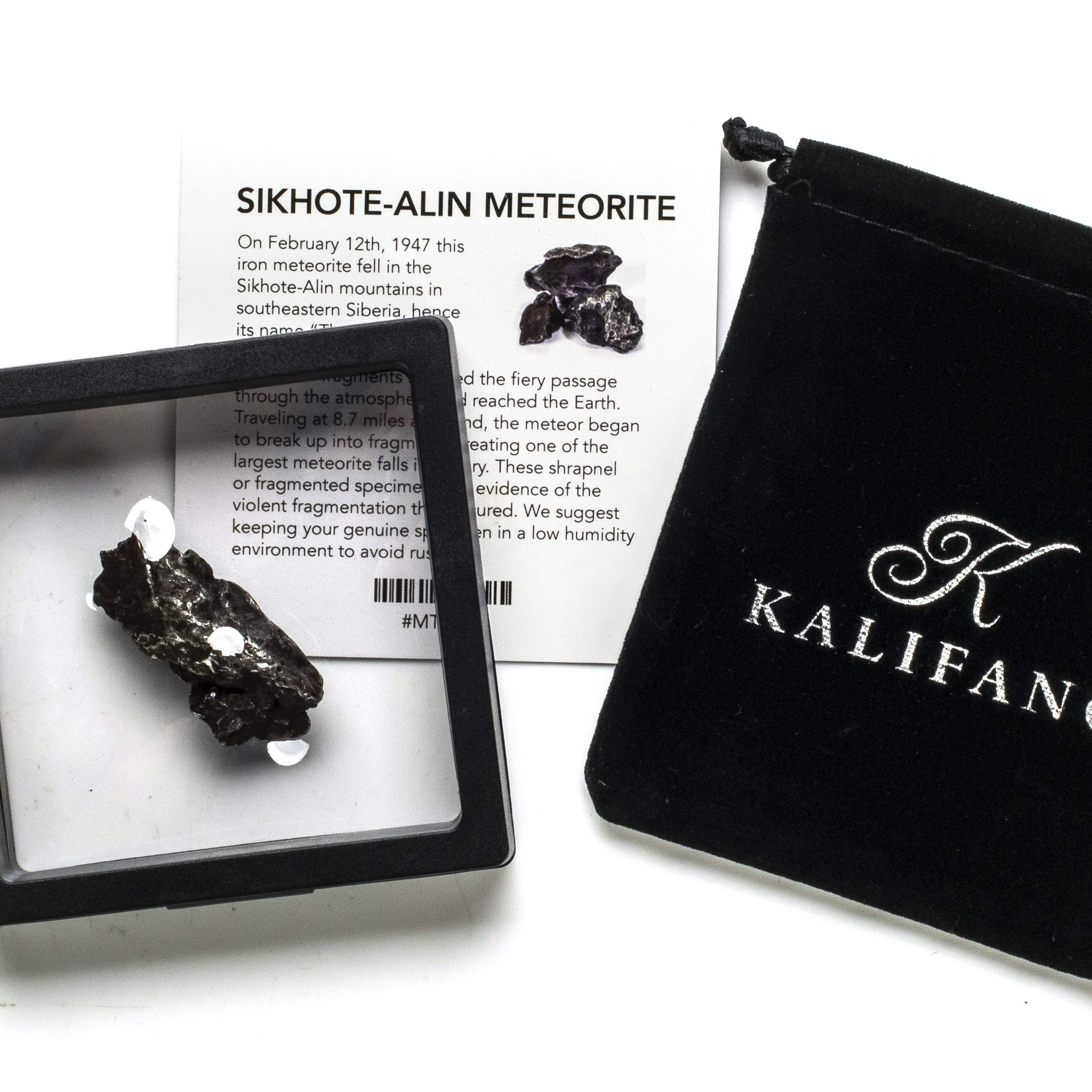 Kalifano Meteorites Natural Sikhote-Alin Meteorite from Russia - 32 grams MTS600