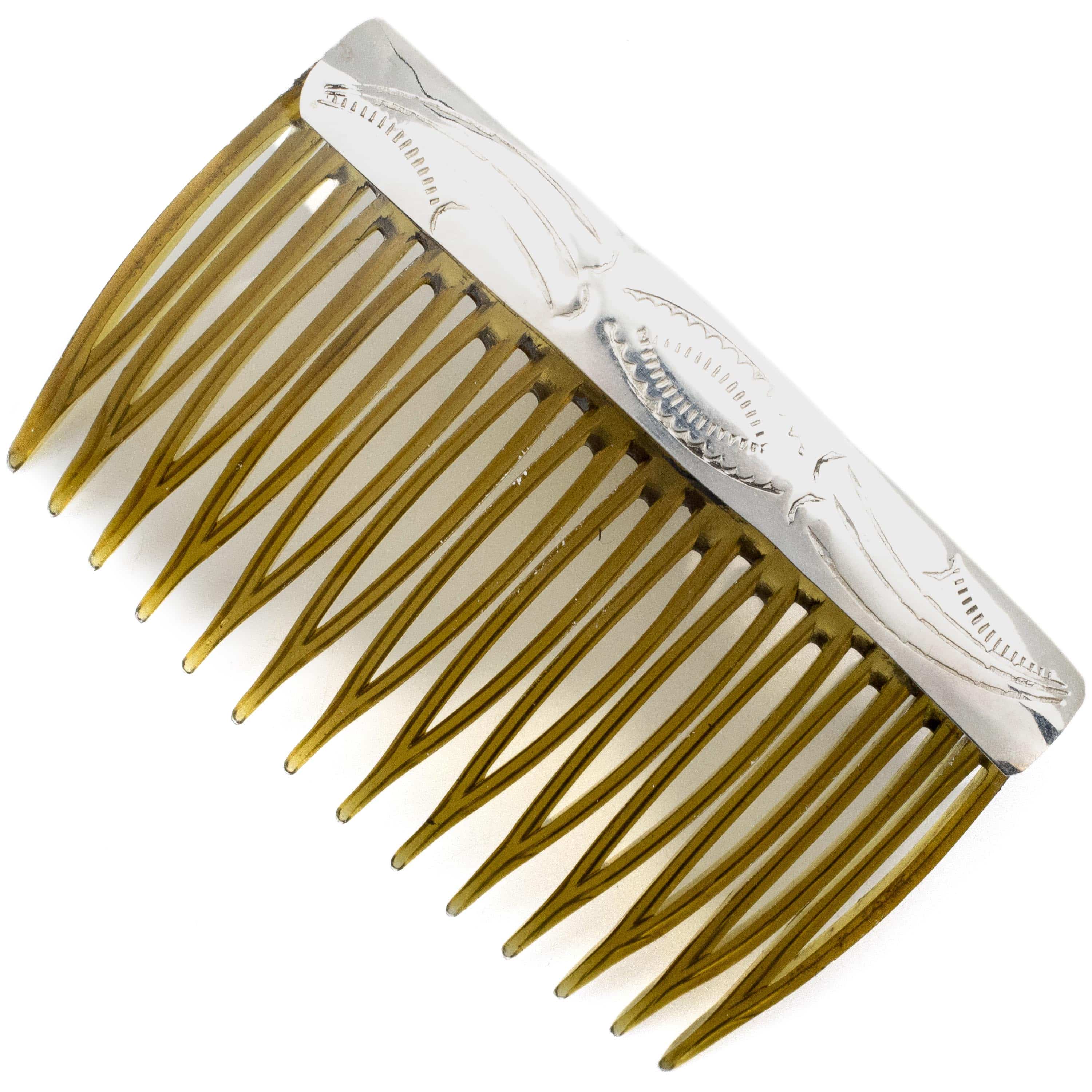 Kalifano Native American Jewelry 925 Sterling Silver USA Native American Made Hair Comb NA150.004