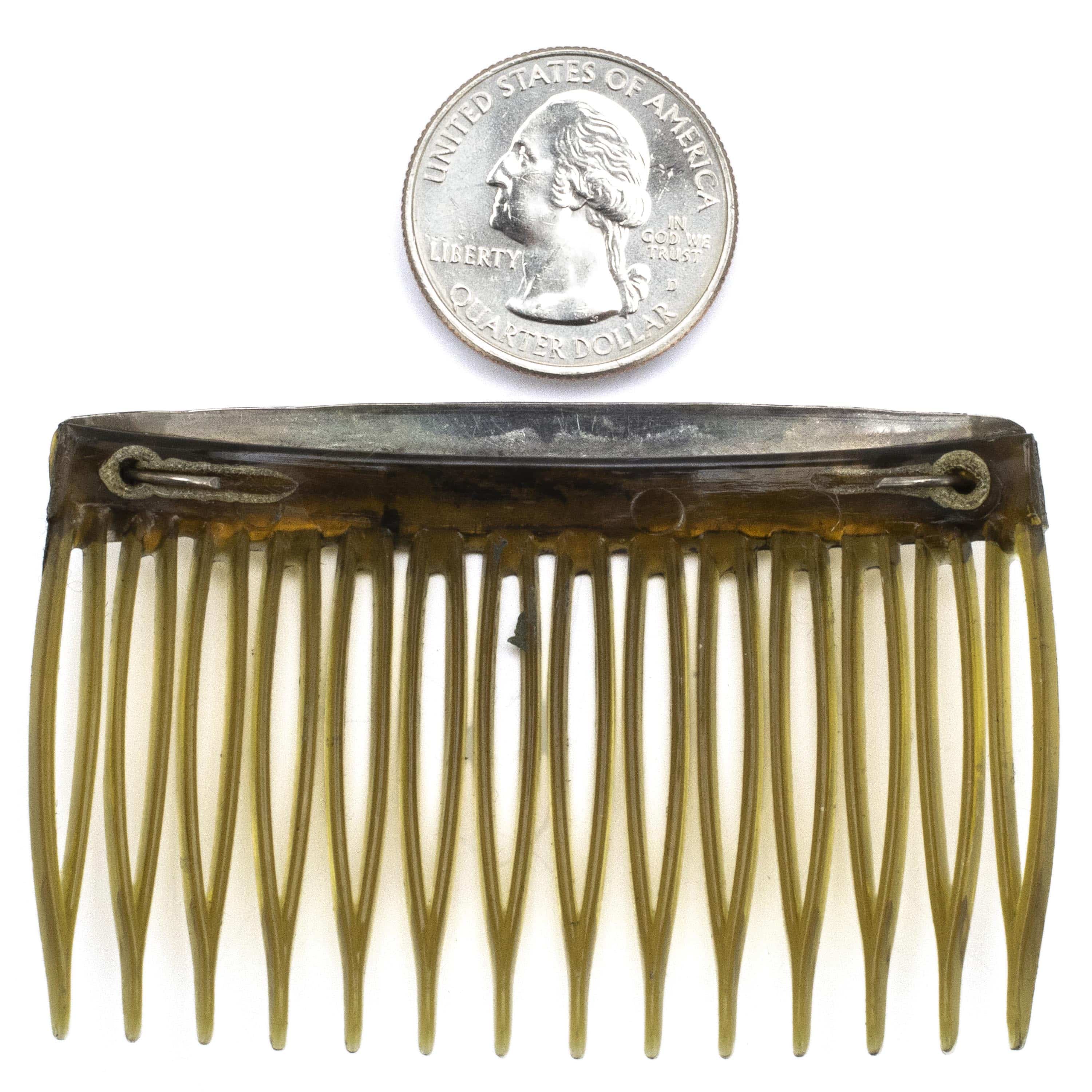 Kalifano Native American Jewelry 925 Sterling Silver USA Native American Made Hair Comb NA150.006
