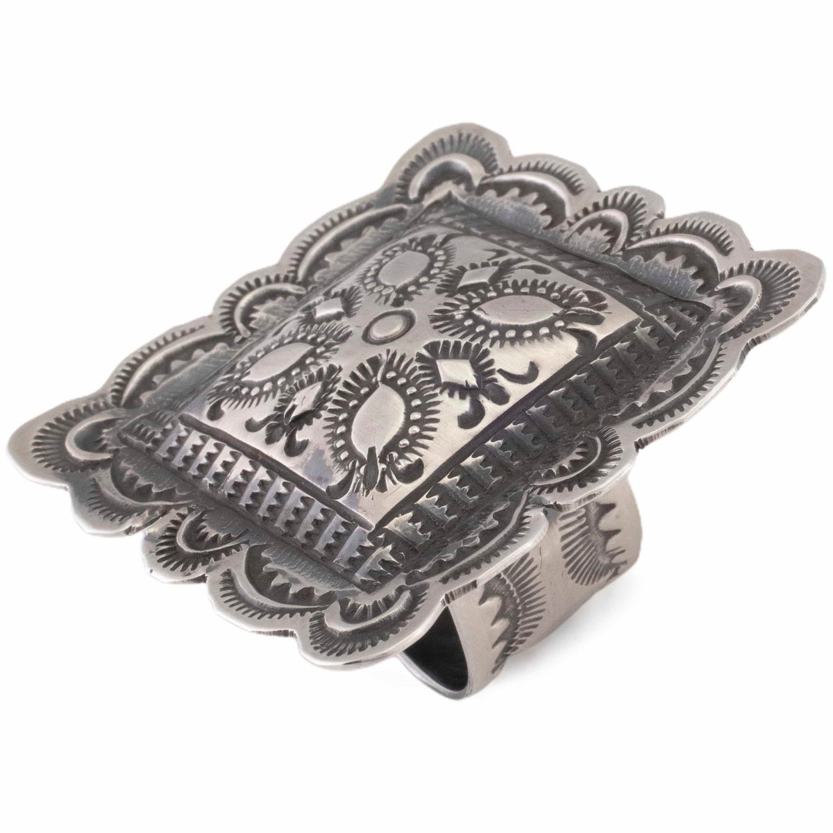 KALIFANO | Vincent Platero Cross Adjustable Native American Silver 