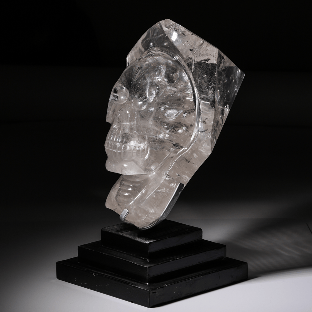 Kalifano One of a kind CARV72000.001 - XL Prism Skull Quartz CarvingBrazil - 11,480 grams CARV72000.001