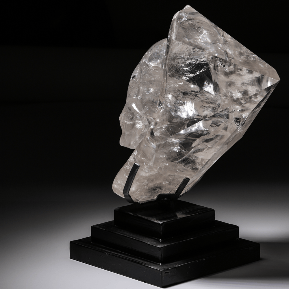 Kalifano One of a kind CARV72000.001 - XL Prism Skull Quartz CarvingBrazil - 11,480 grams CARV72000.001