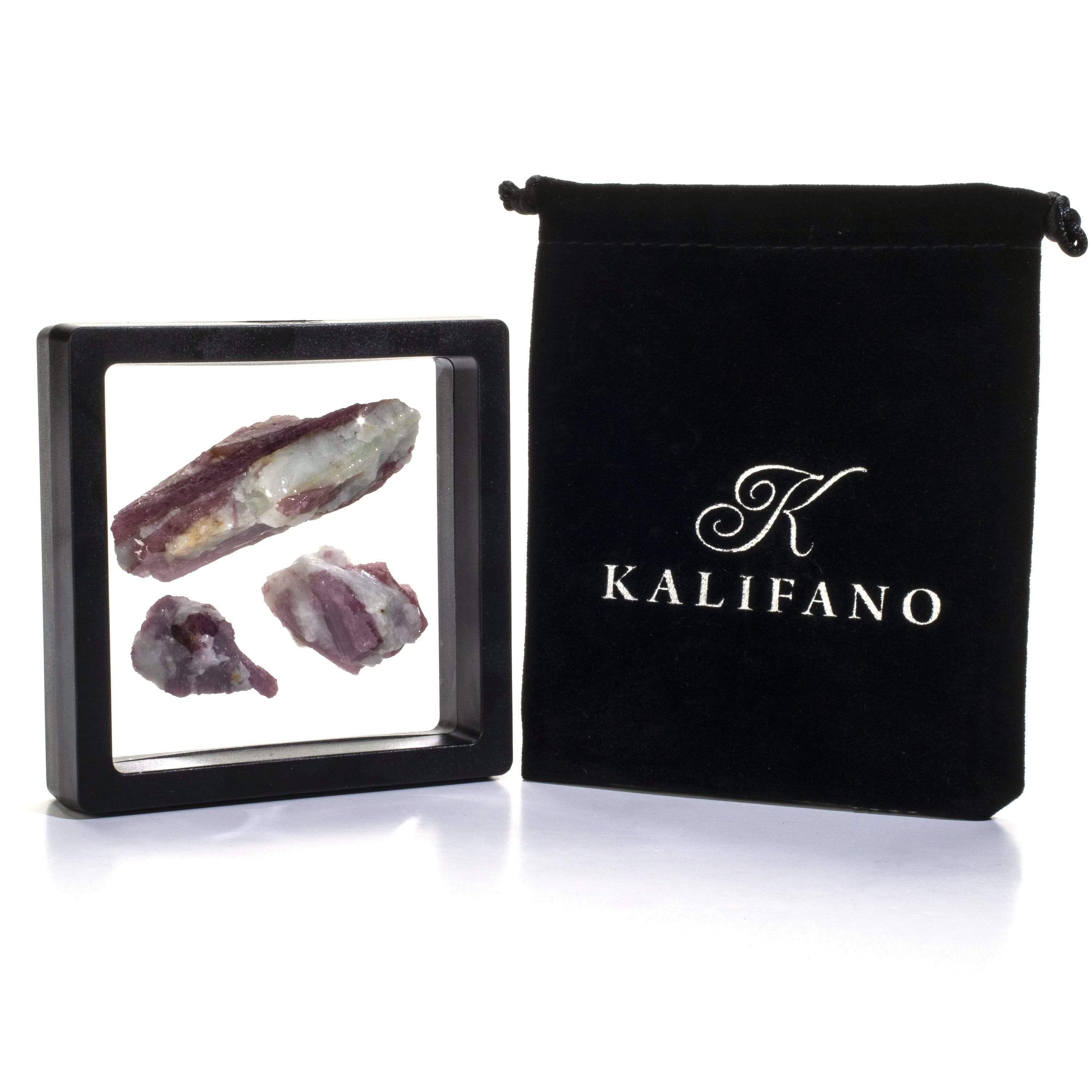 KALIFANO Pink Tourmaline Rubellite in Albite Matrix TA20