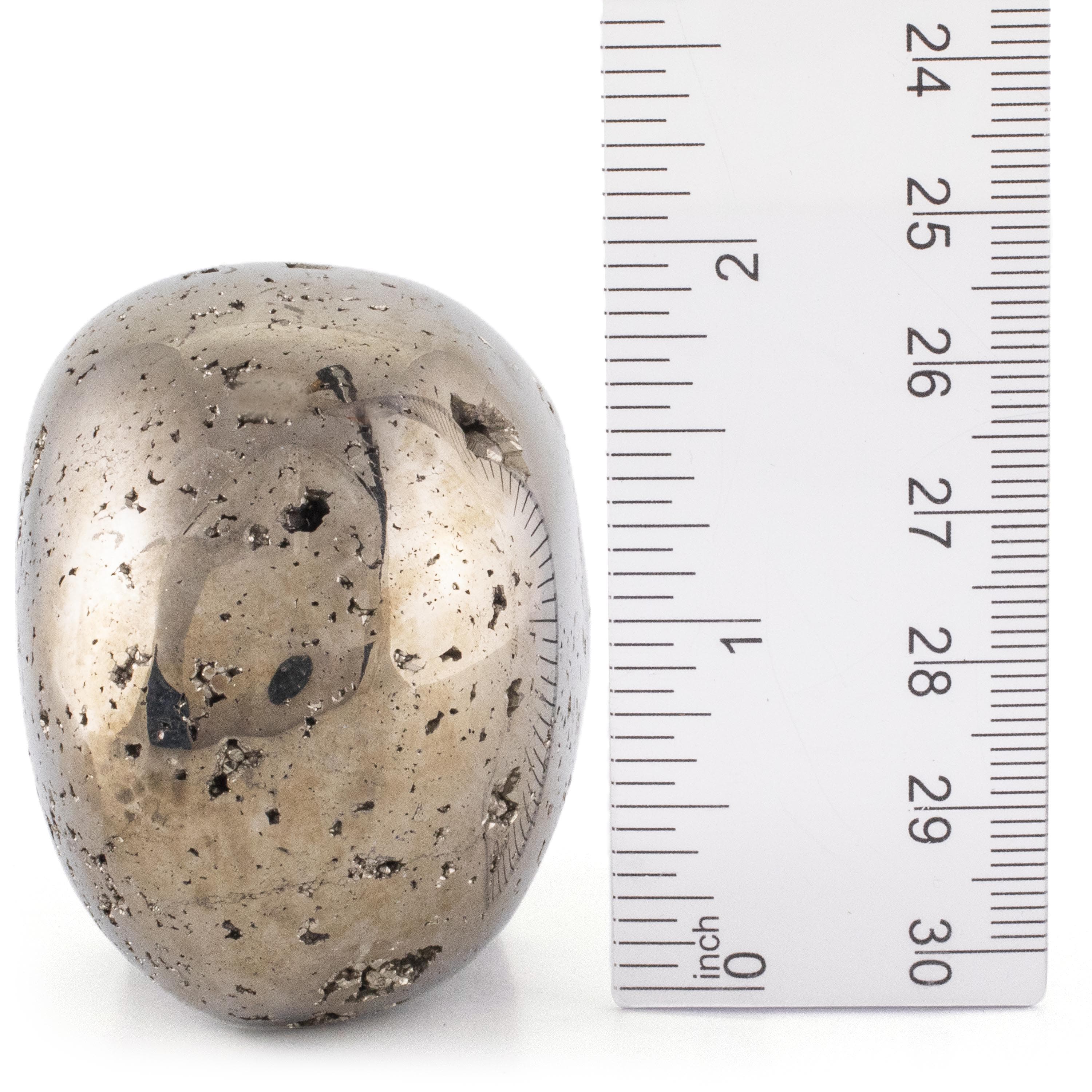 Kalifano Pyrite Pyrite Skull Carving 2.5" / 275 grams SK600-PC.002