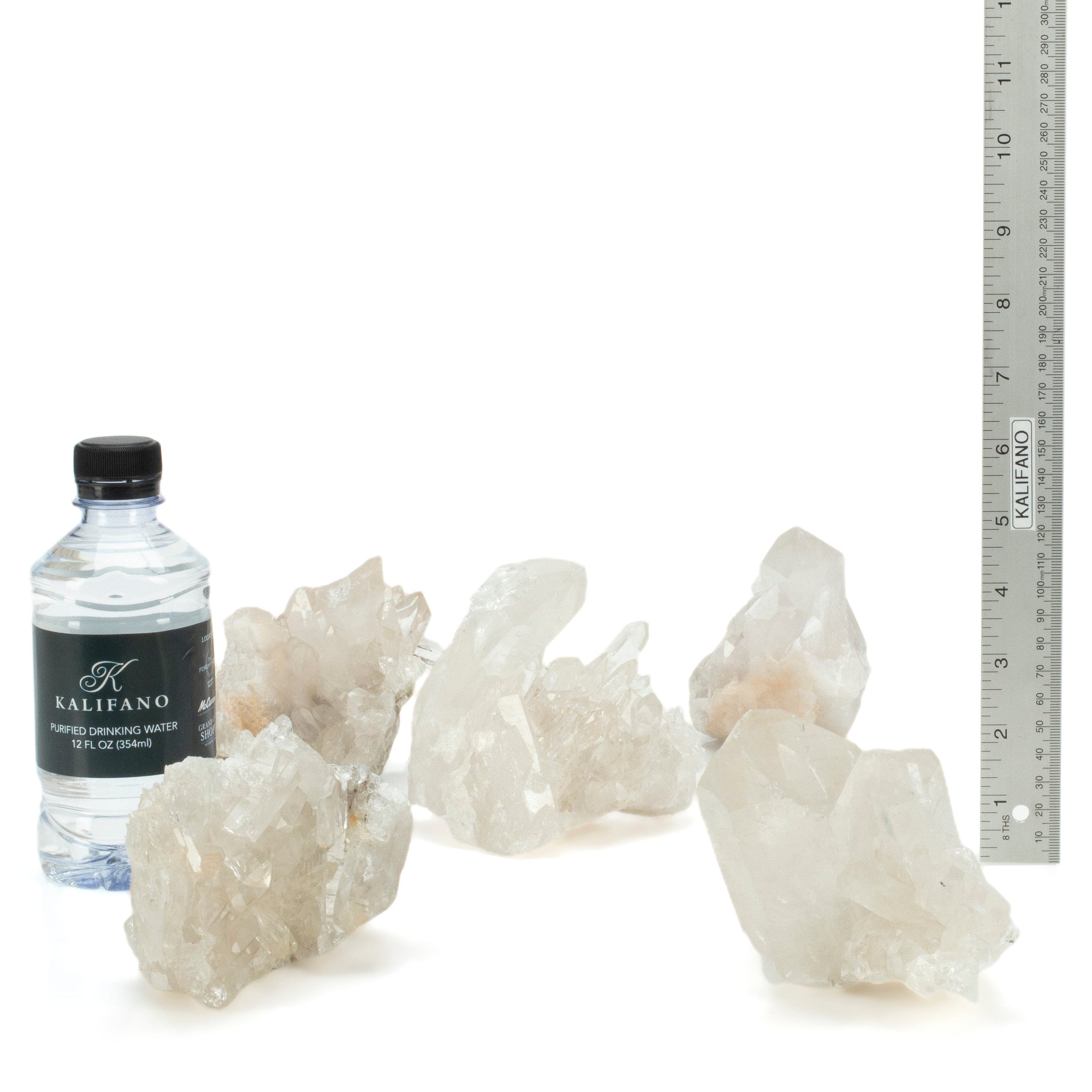 Kalifano Quartz Natural Crystal Quartz Cluster - 625 grams QC600