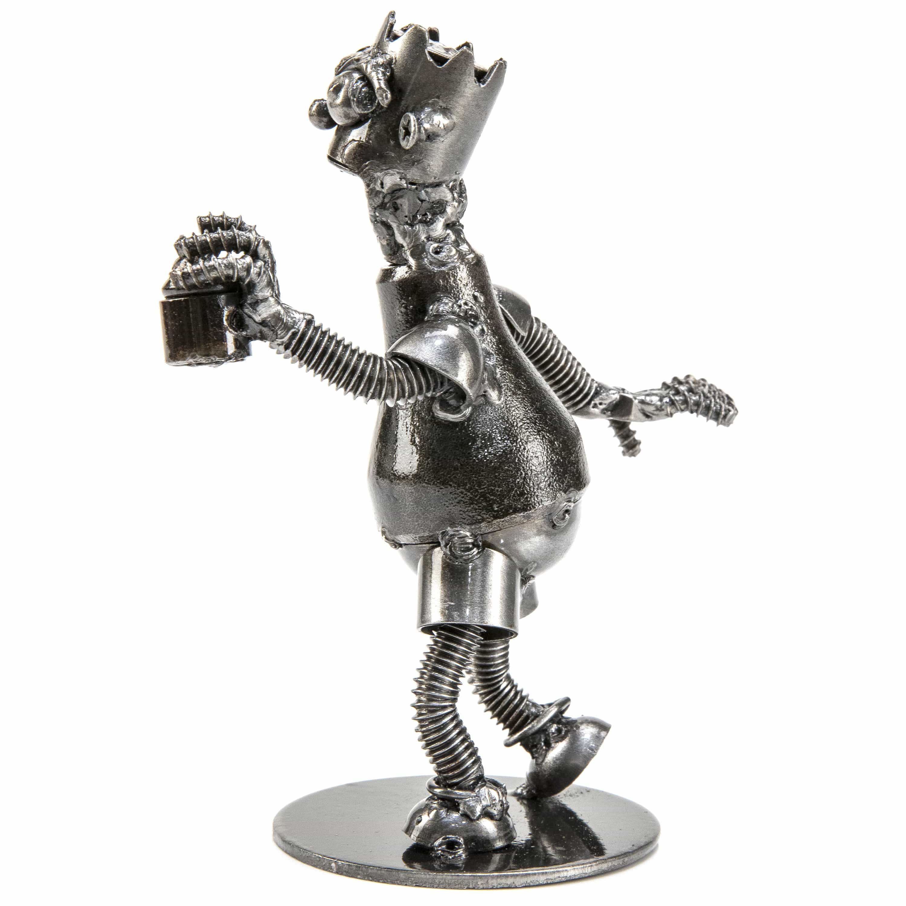 Kalifano Recycled Metal Art Bart Simpson Inspired Recycled Metal Sculpture RMS-300BS-N