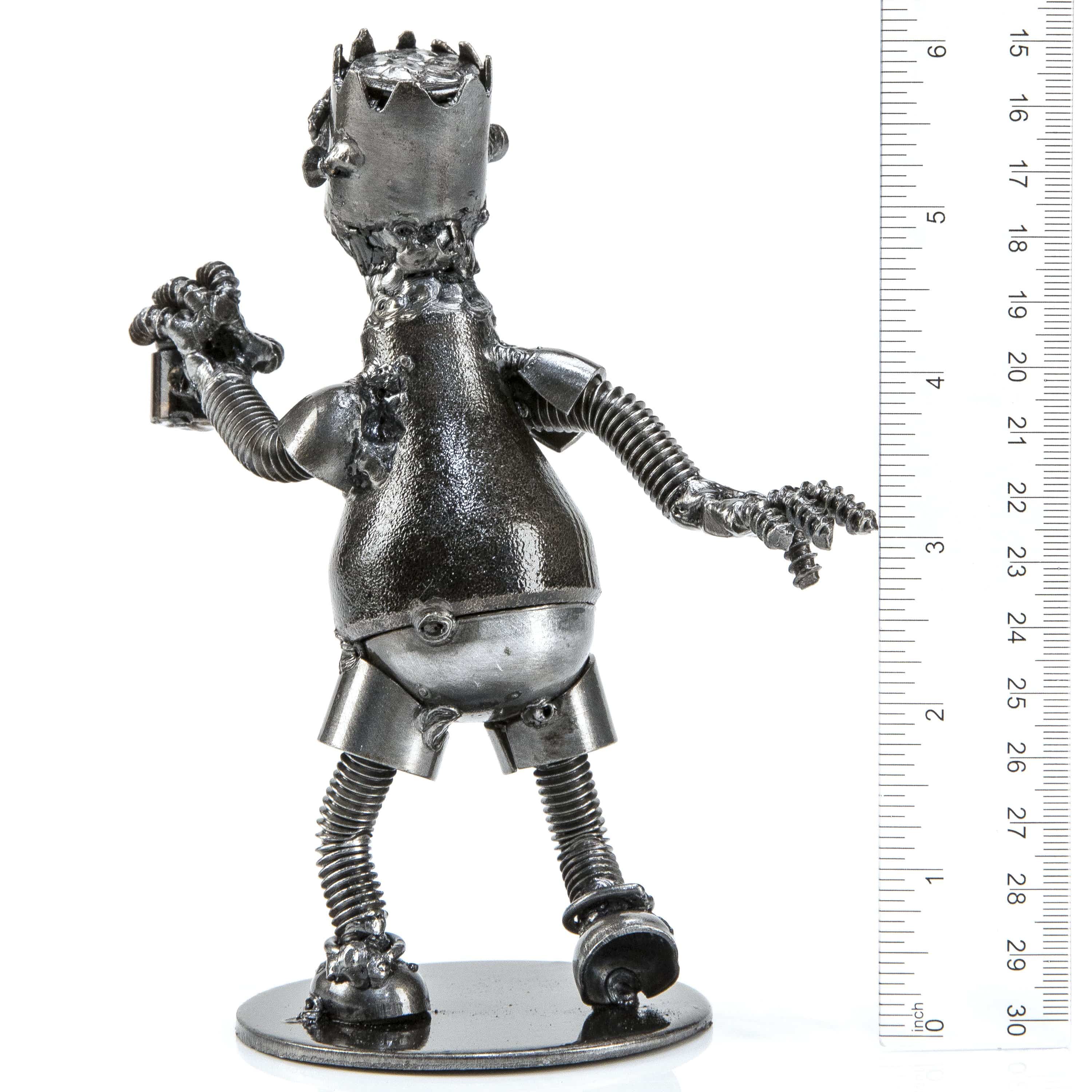 Kalifano Recycled Metal Art Bart Simpson Inspired Recycled Metal Sculpture RMS-300BS-N
