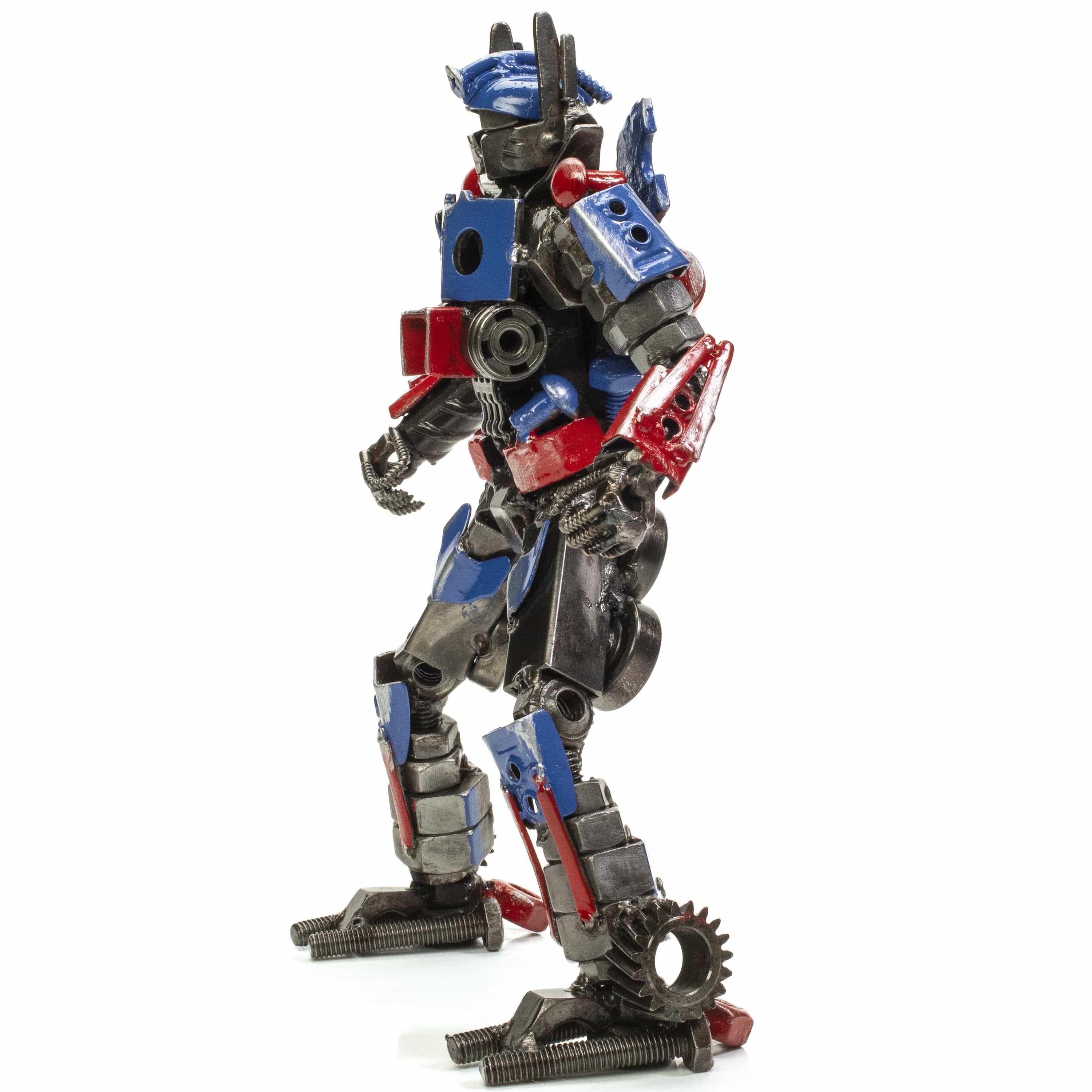 KALIFANO Recycled Metal Art Optimus Prime Inspired Recycled Metal Sculpture Original RMS-700OPA-N