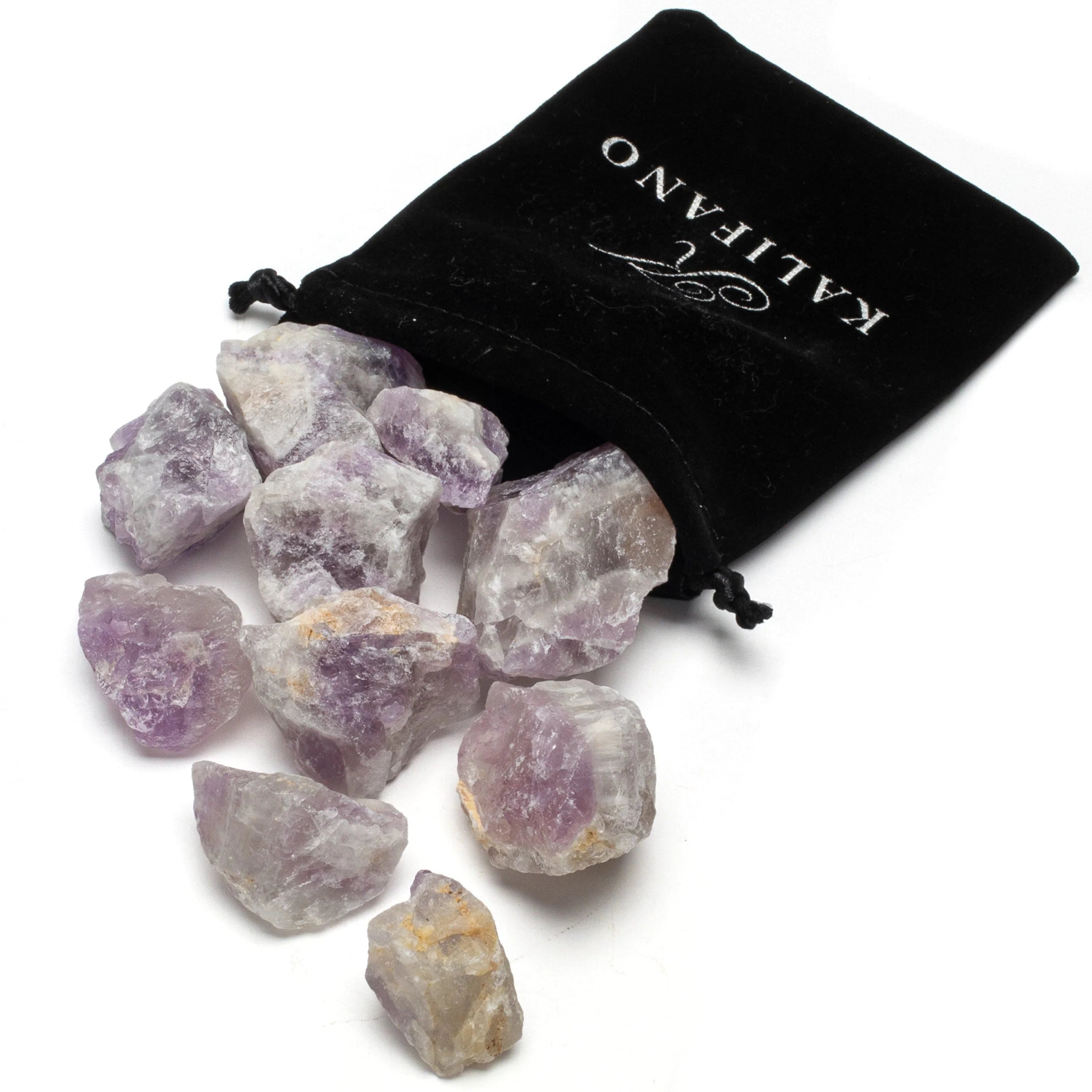 KALIFANO Rough Amethyst (10 Stone Bundle) RG-AM-LG