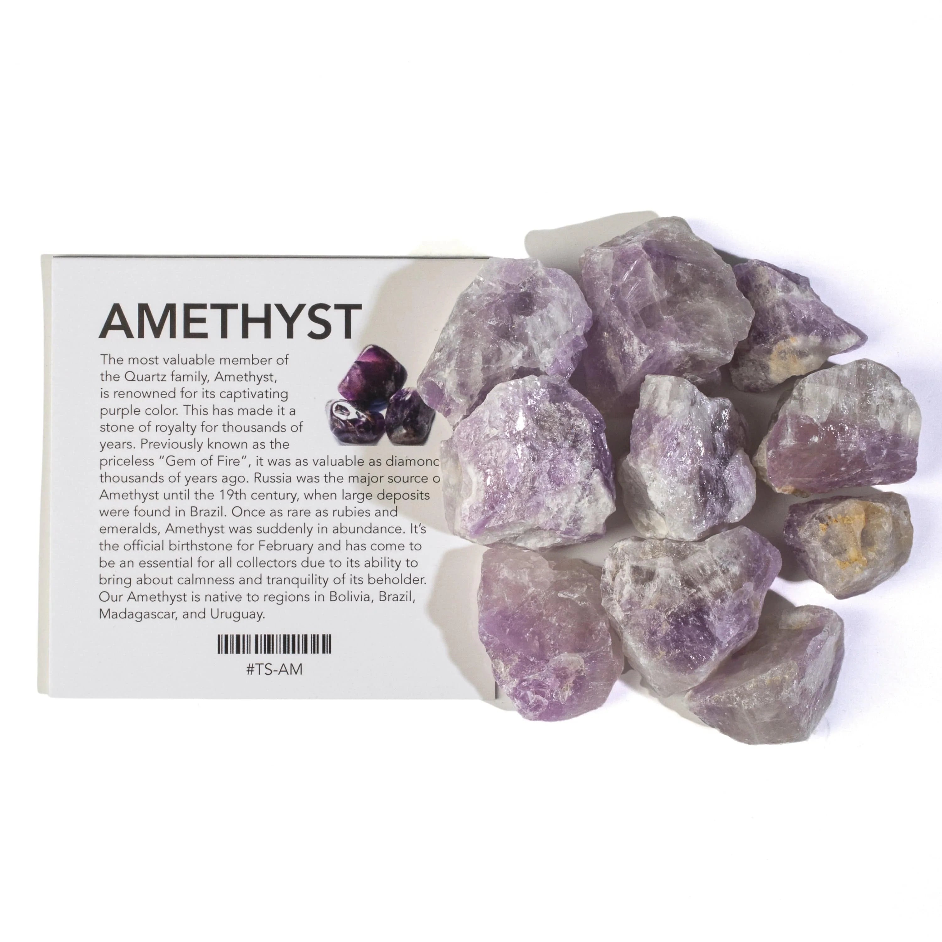 KALIFANO Rough Amethyst (10 Stone Bundle) RG-AM-LG