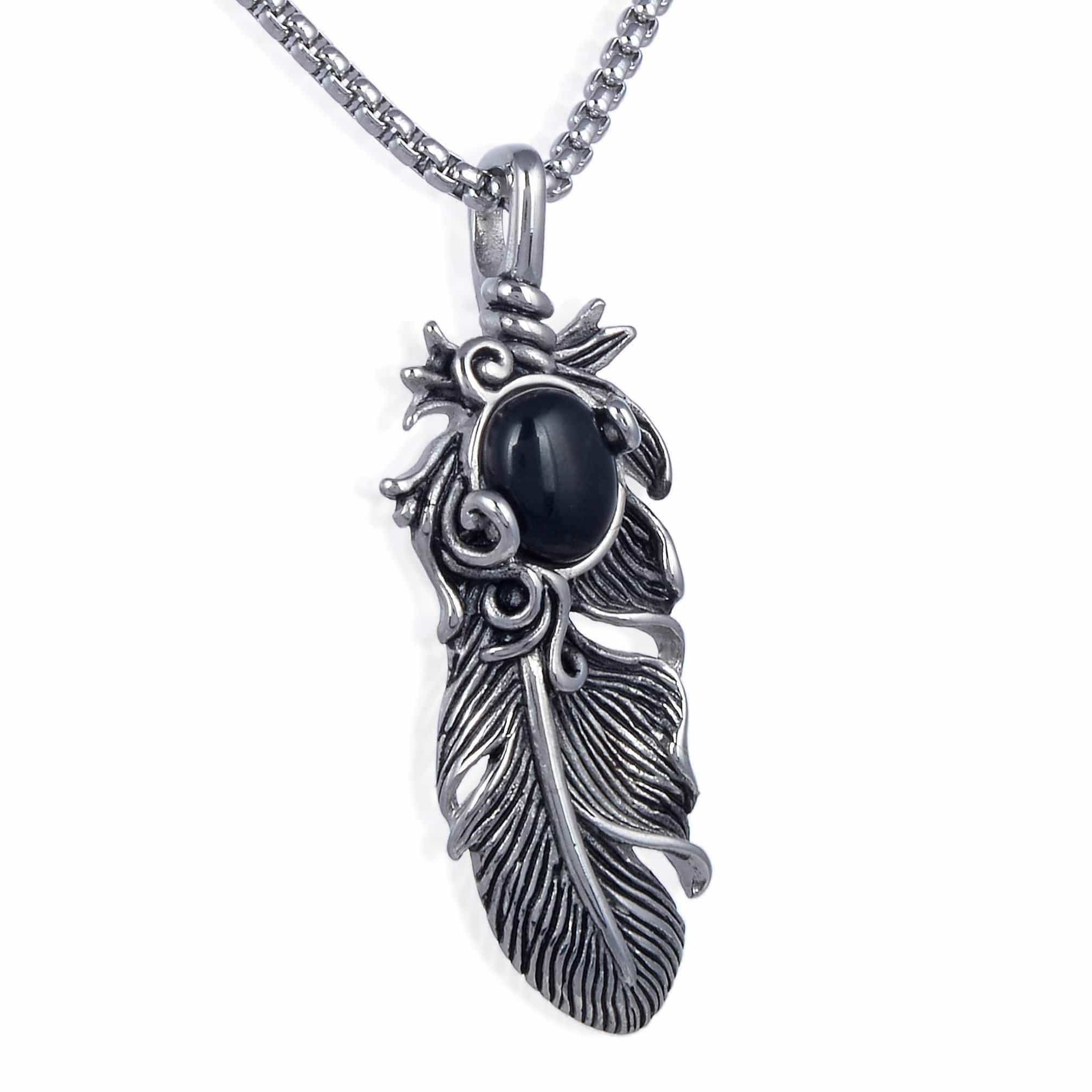 Obsession´s Fashion Jewellery Stainless Steel Black Locket Pendant Nec –  Obsession's