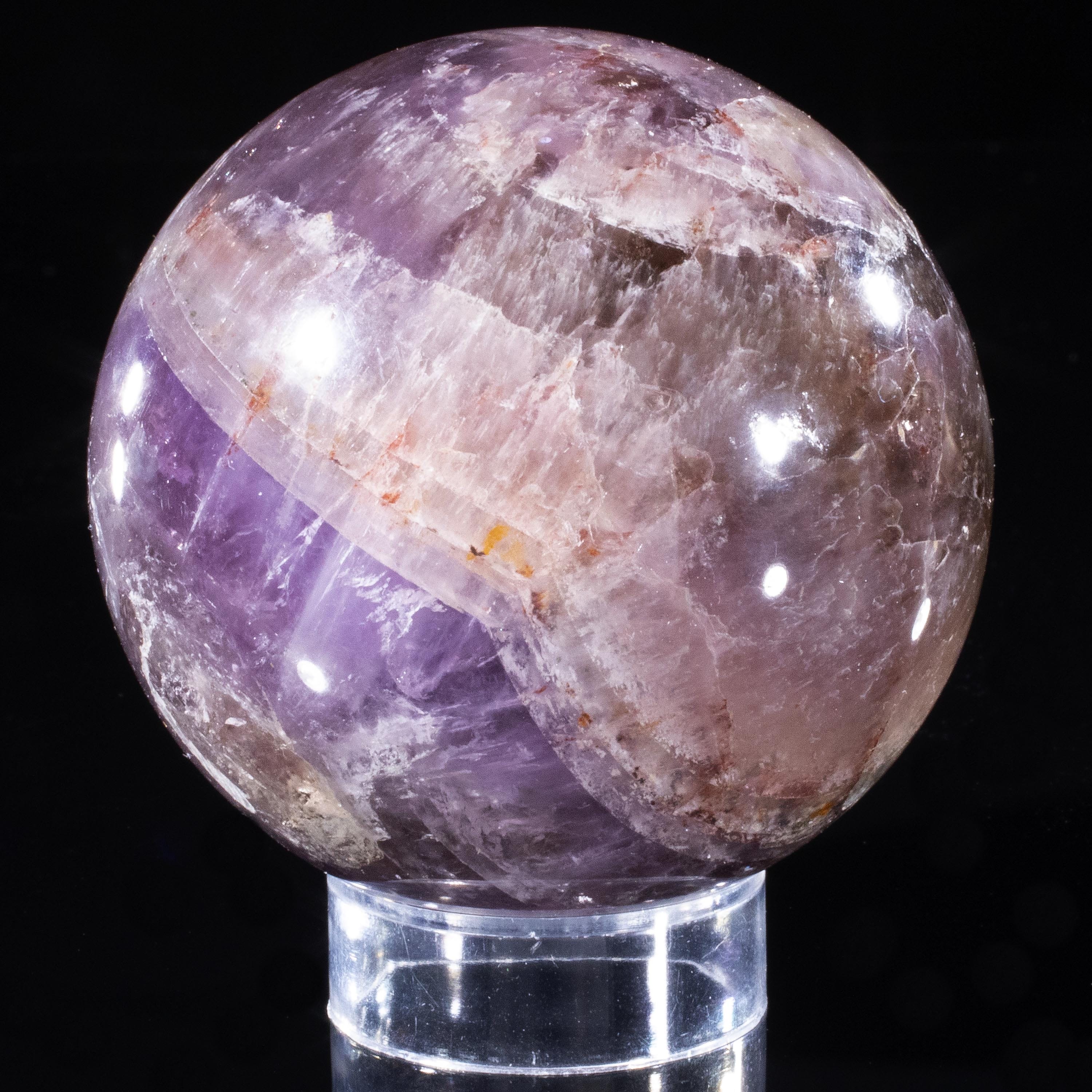 Kalifano Super 7 Super 7 Sphere Carving 2.5" / 350 grams SP7-1200