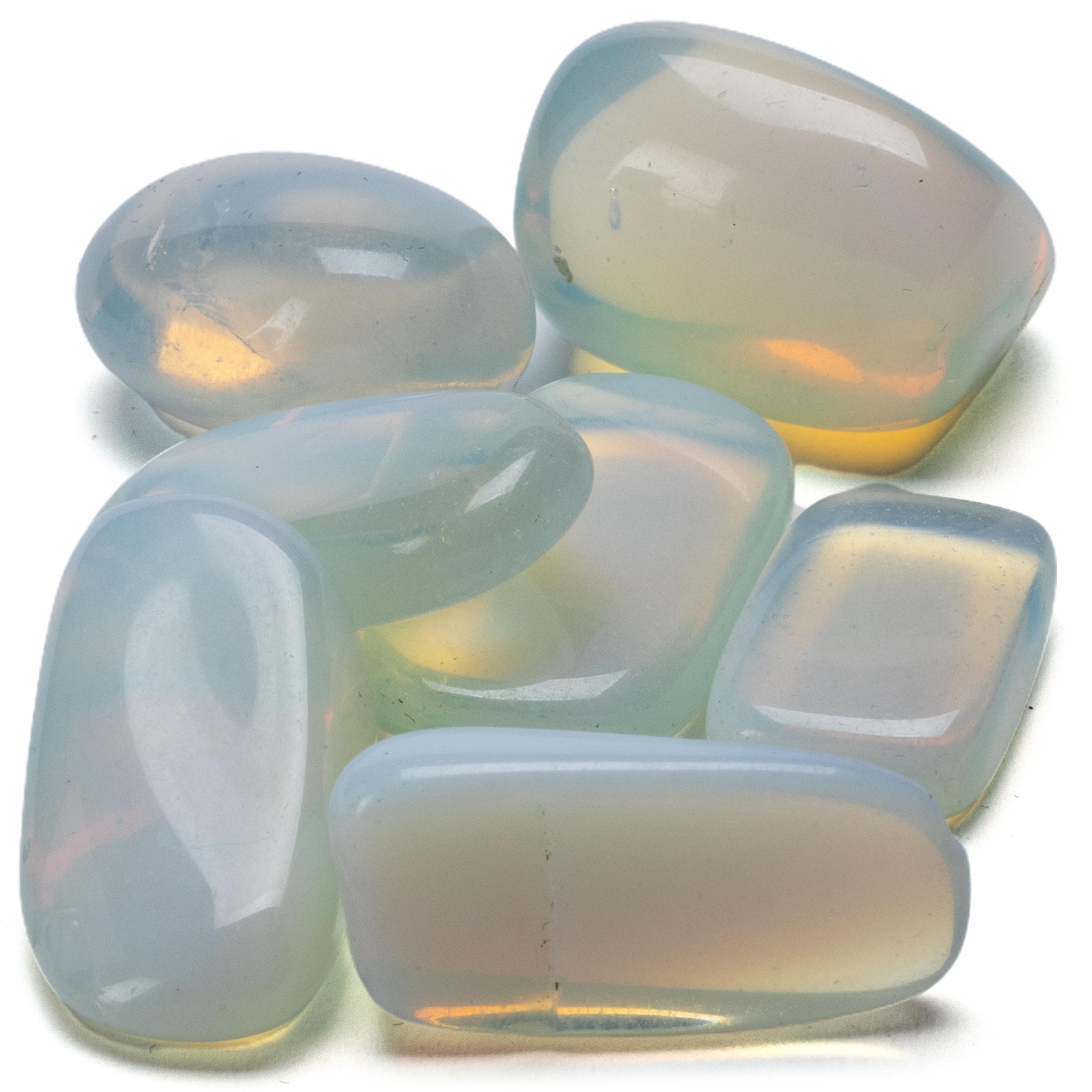 Kalifano TUMBLED STONES Opalite Moonstone Tumbled Stone TS-MS