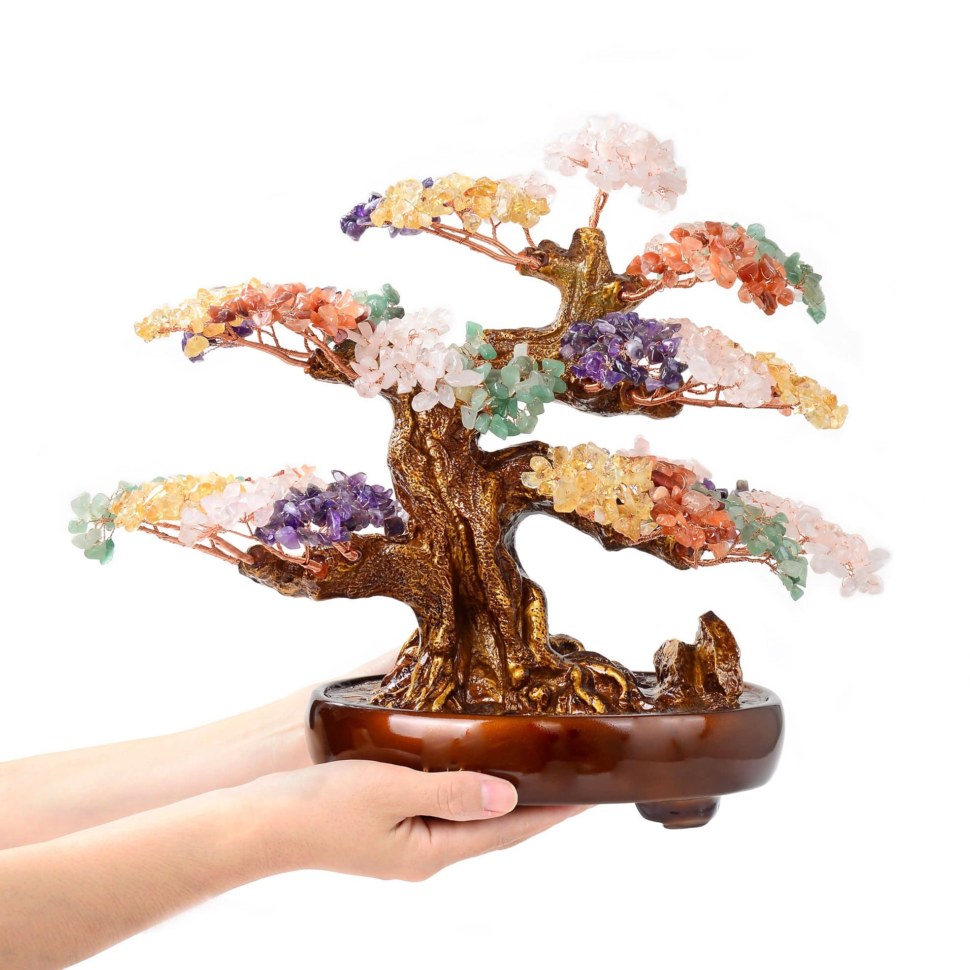 how to use crystals gemstone tree