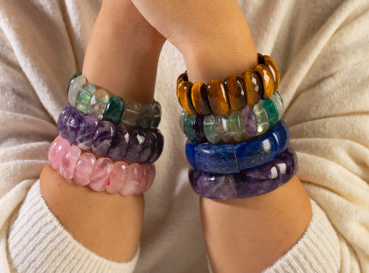 Beaded Gemstone Bracelets