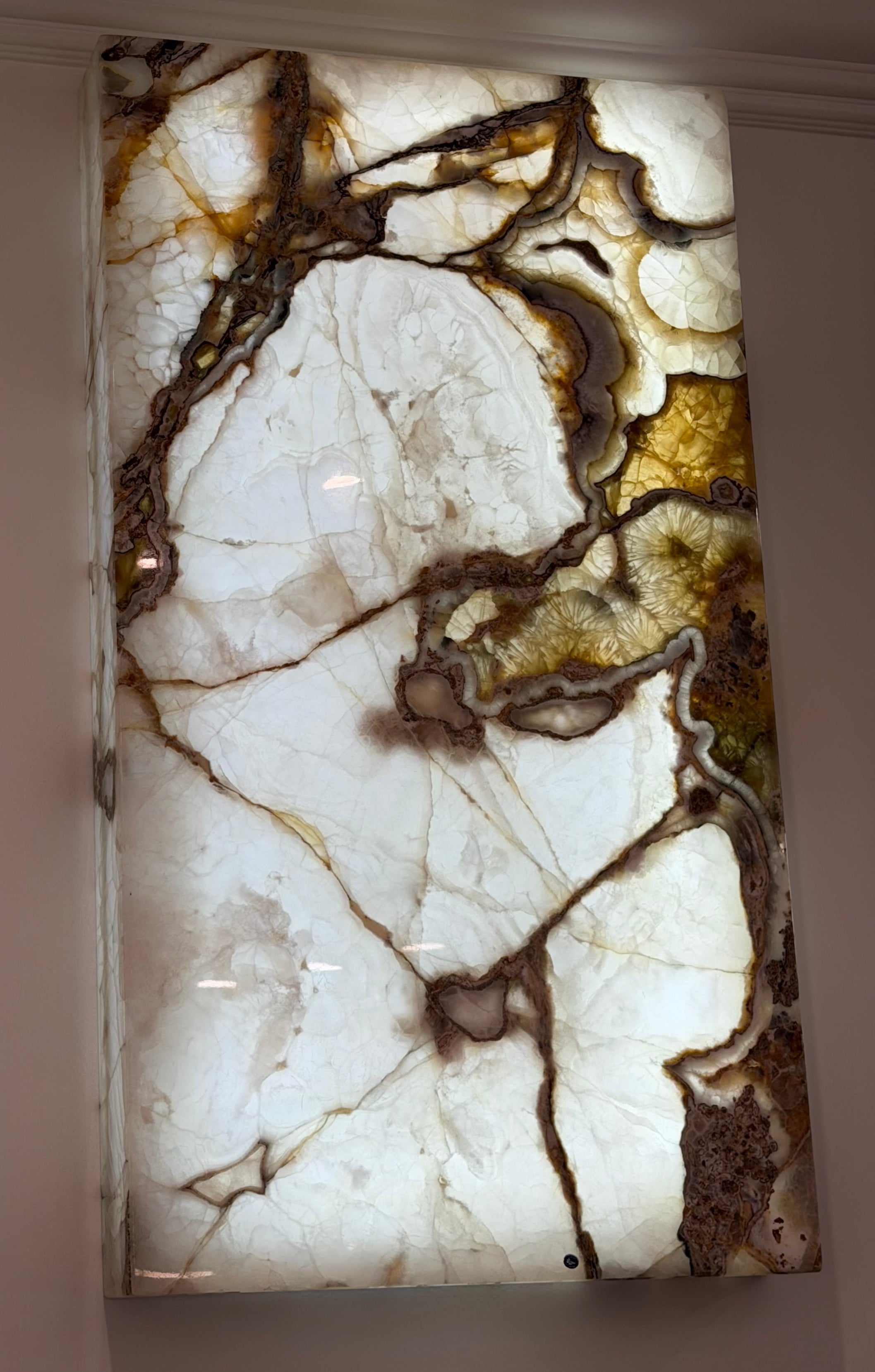 Nacar Onyx Light Wall Panel Set - 40" x 22"