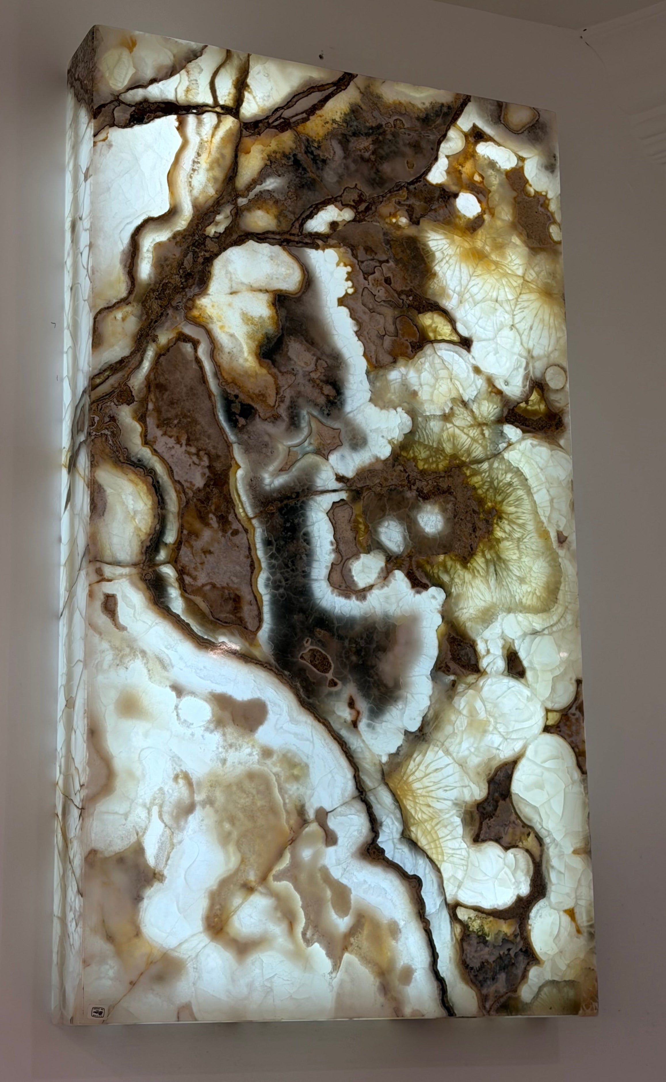 Nacar Onyx Light Wall Panel Set - 40" x 22"
