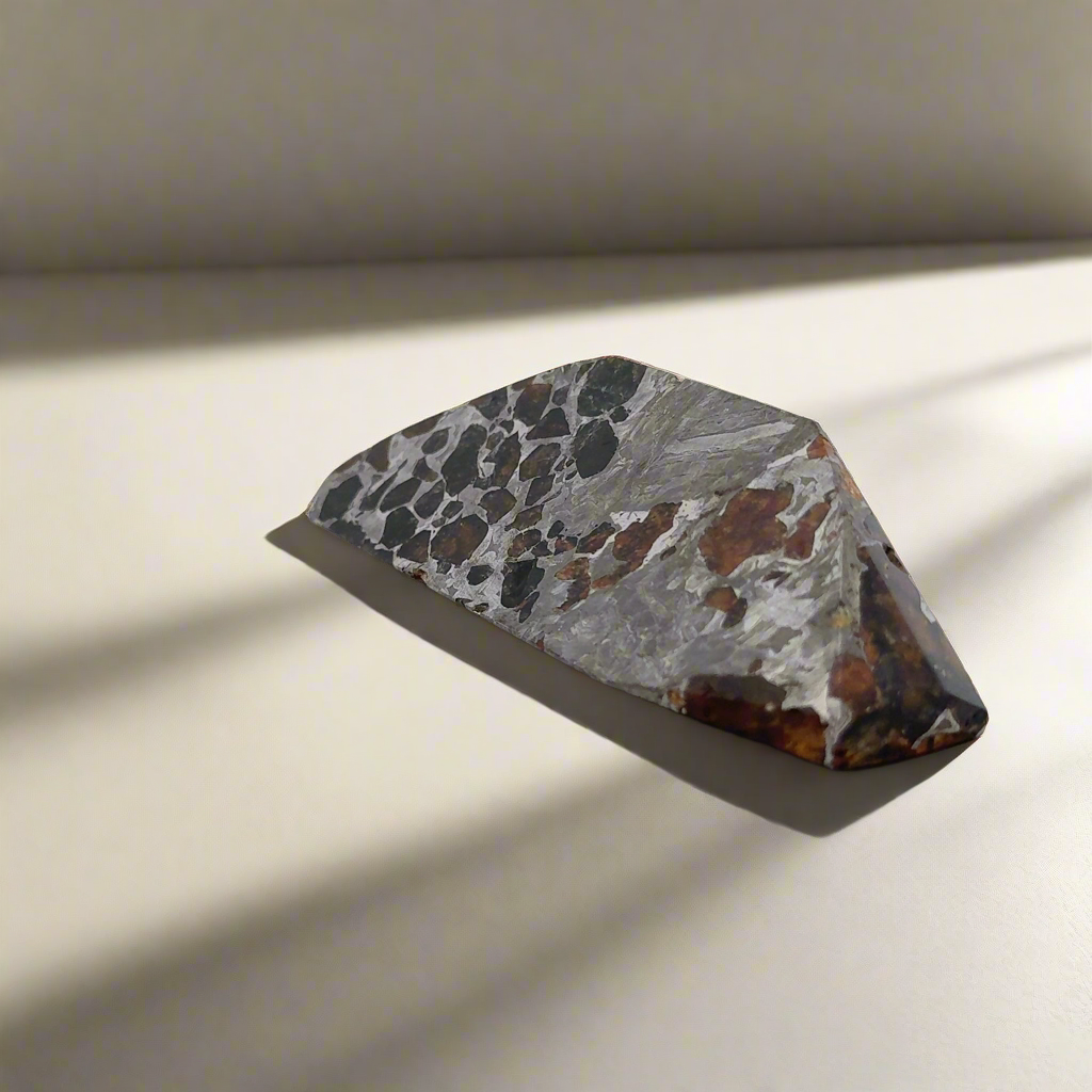 Seymchan with Pallasite Stony-iron Meteorite from Russia 3.75" / 137 grams