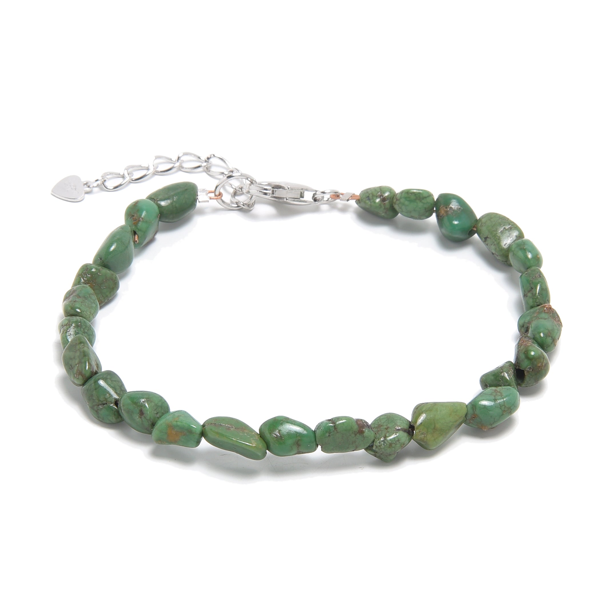 Anhui Turquoise  6.3" Bracelet