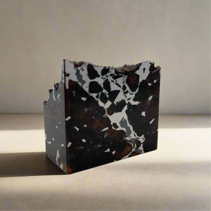 Seymchan with Pallasite Stony-iron Meteorite from Russia 2" / 206 grams