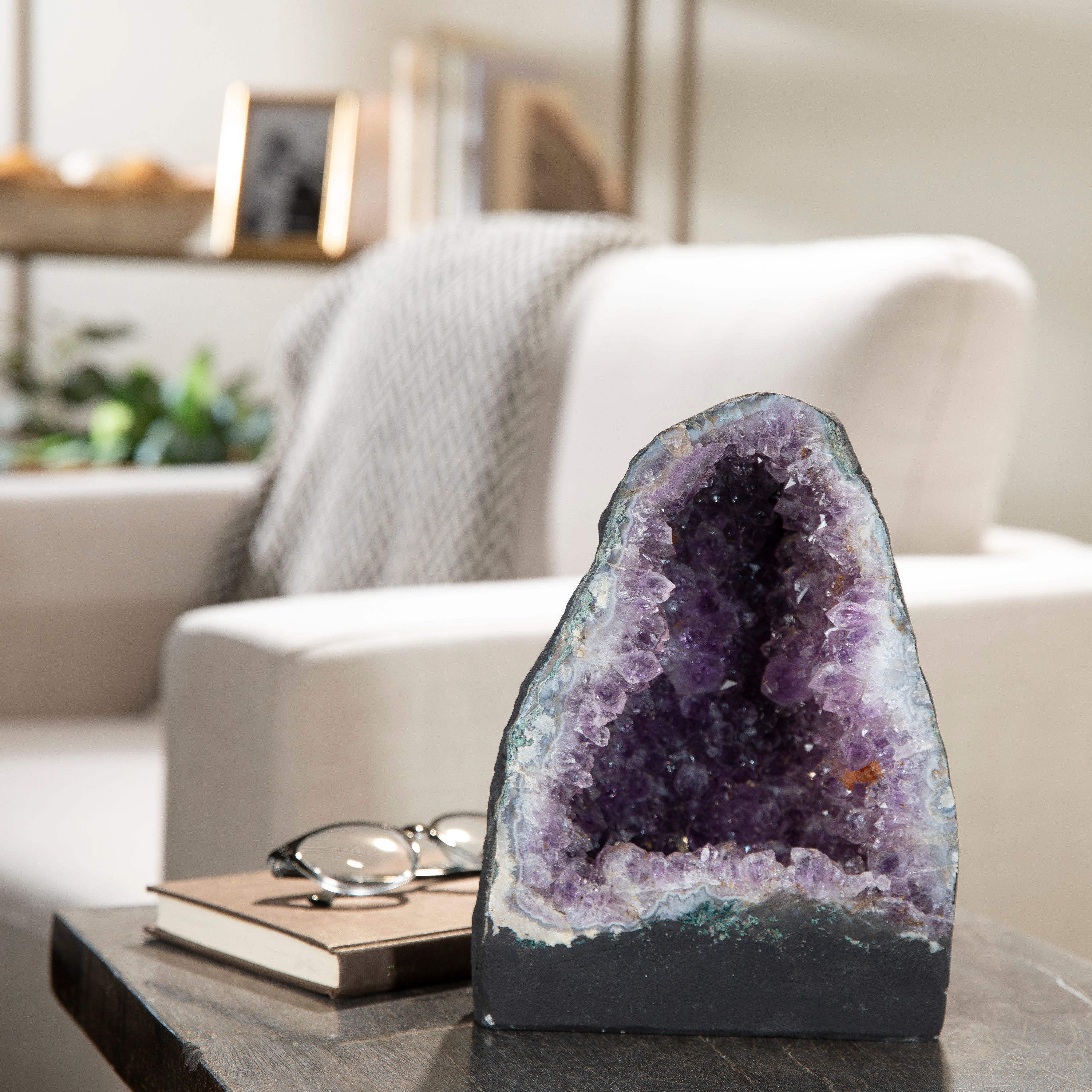 Amethyst Geode Cathedral from Brazil - 9" / 13.2lbs