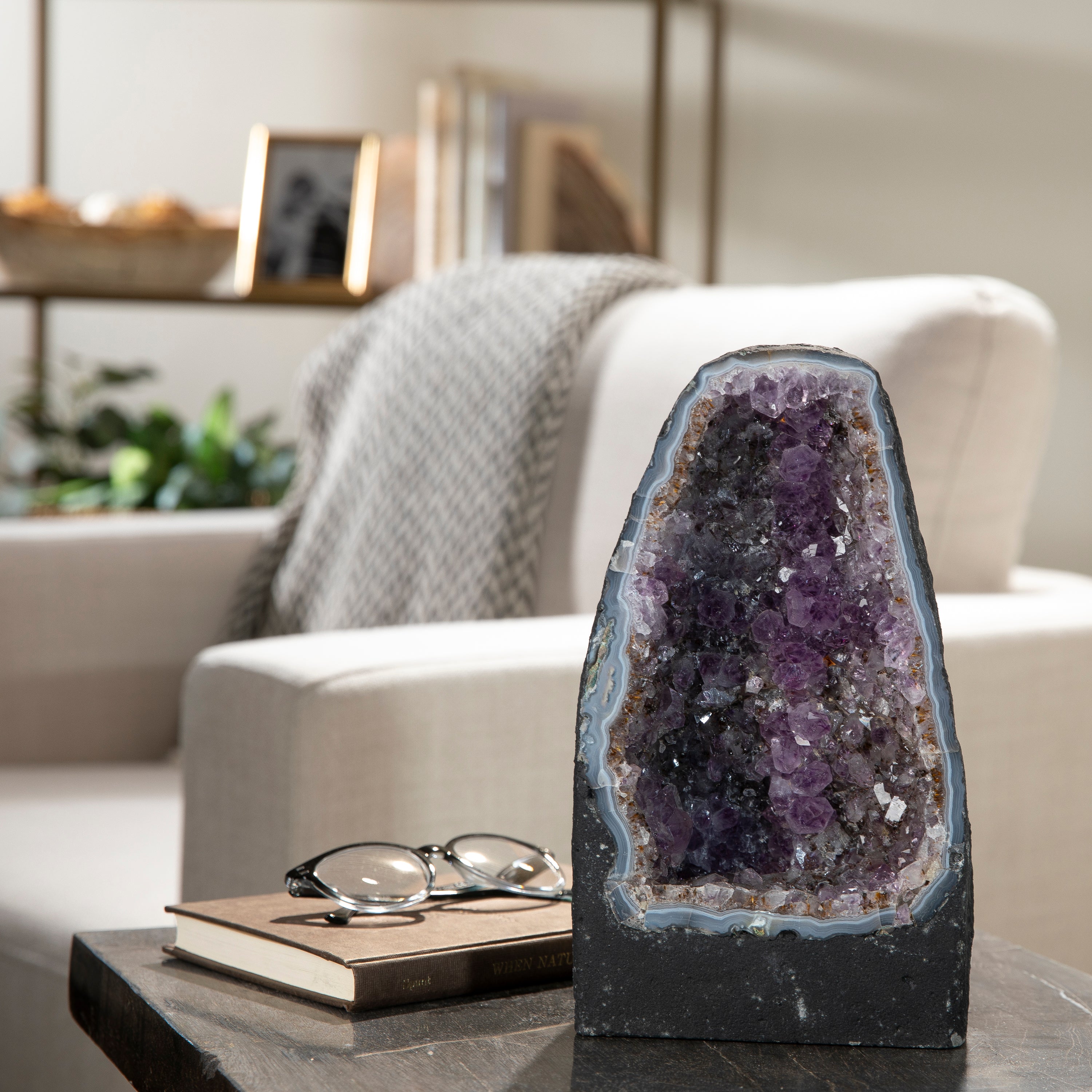 Amethyst Geode Cathedral from Brazil - 10" / 11lbs