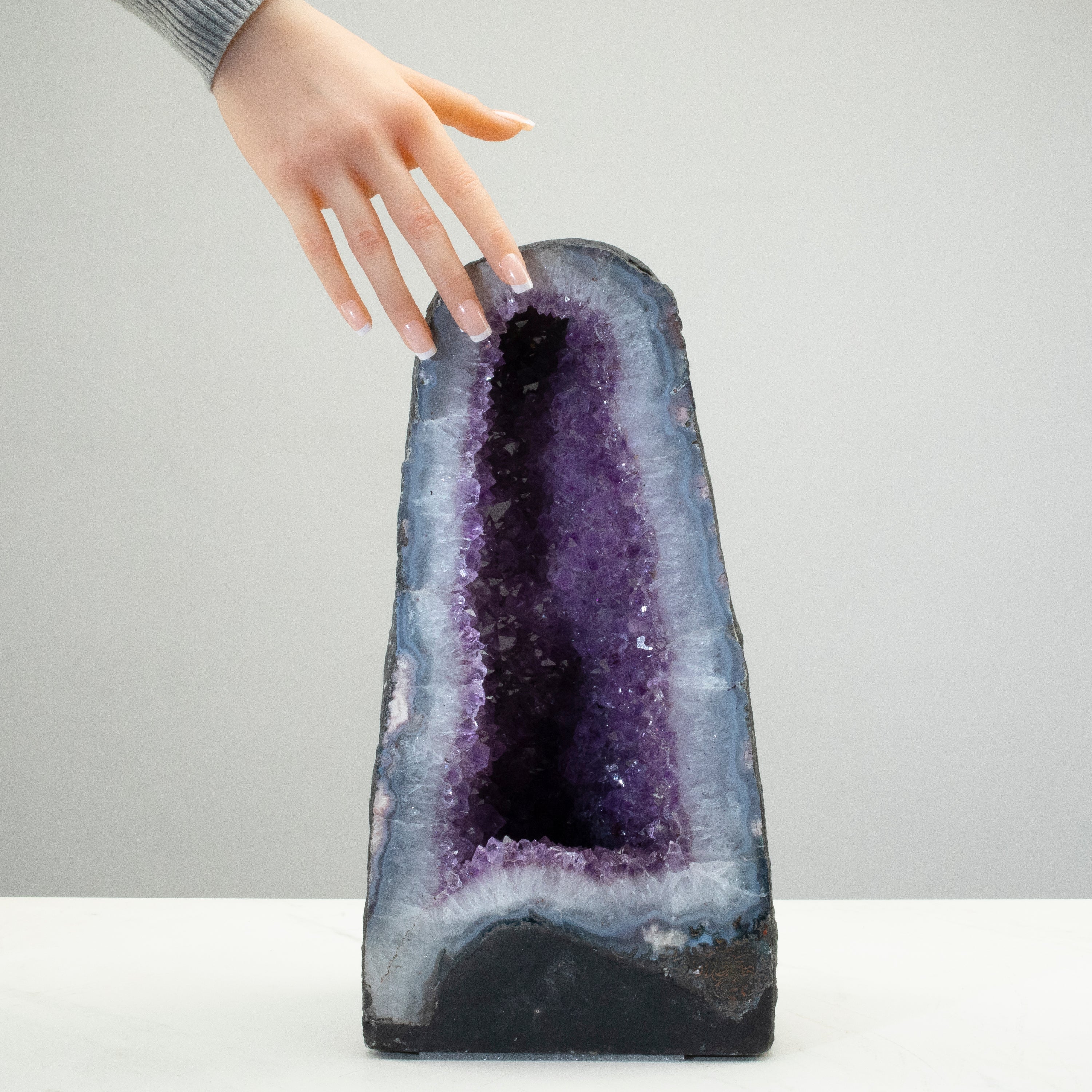 Amethyst Geode Cathedral from Brazil - 13" / 24.2lbs