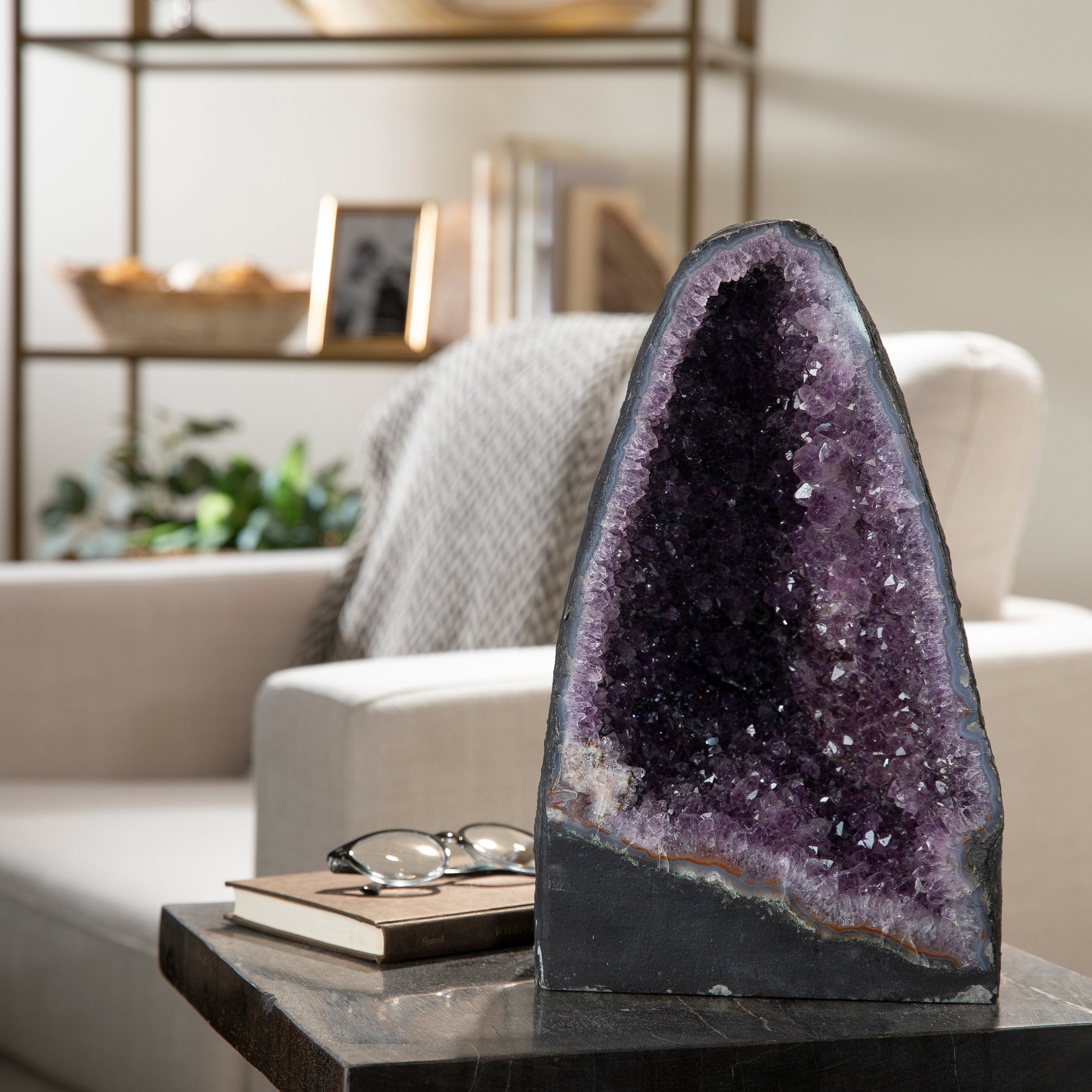 Amethyst Geode Cathedral from Brazil - 14" / 31.7lbs