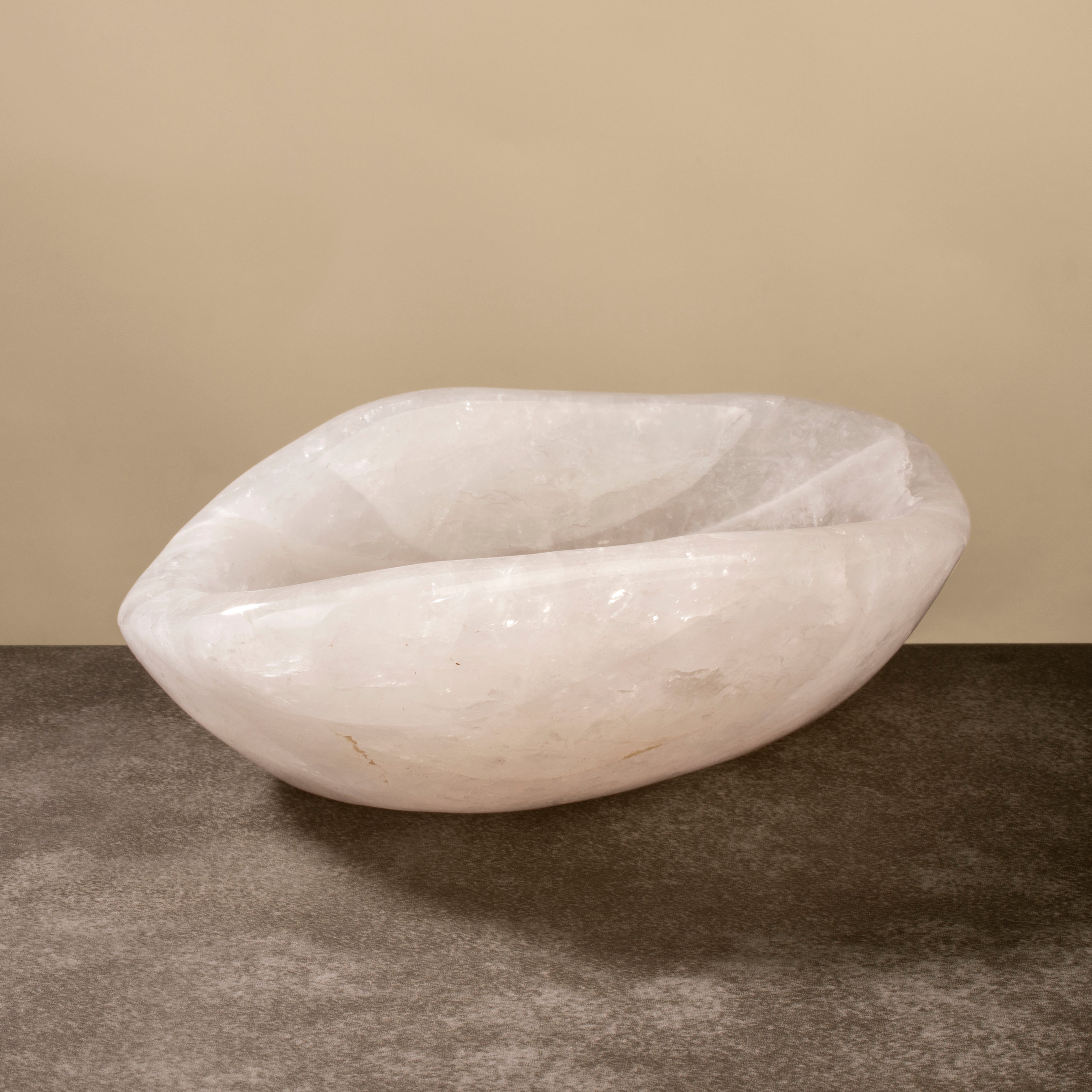 Quartz Bowl from Madagascar - 9.25"