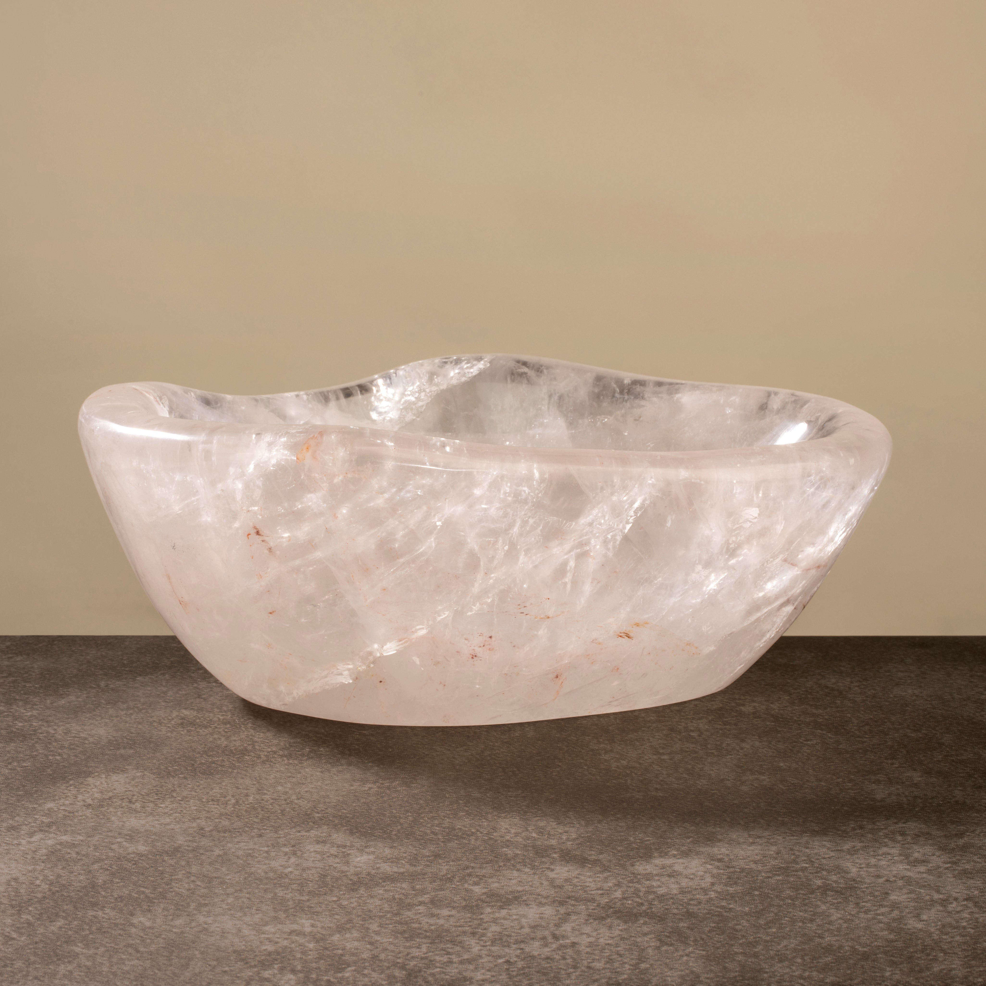 Quartz Bowl from Madagascar - 9.5"