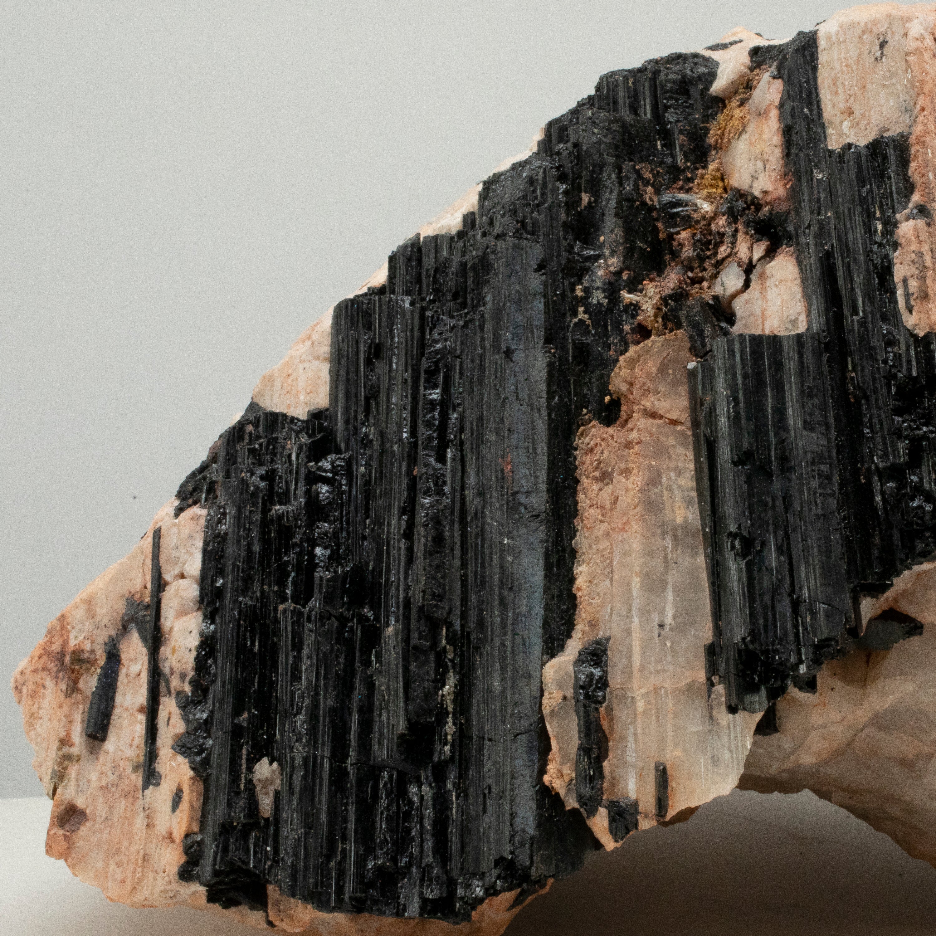 Raw Black Tourmaline and Mica Log 10" / 29.8lbs