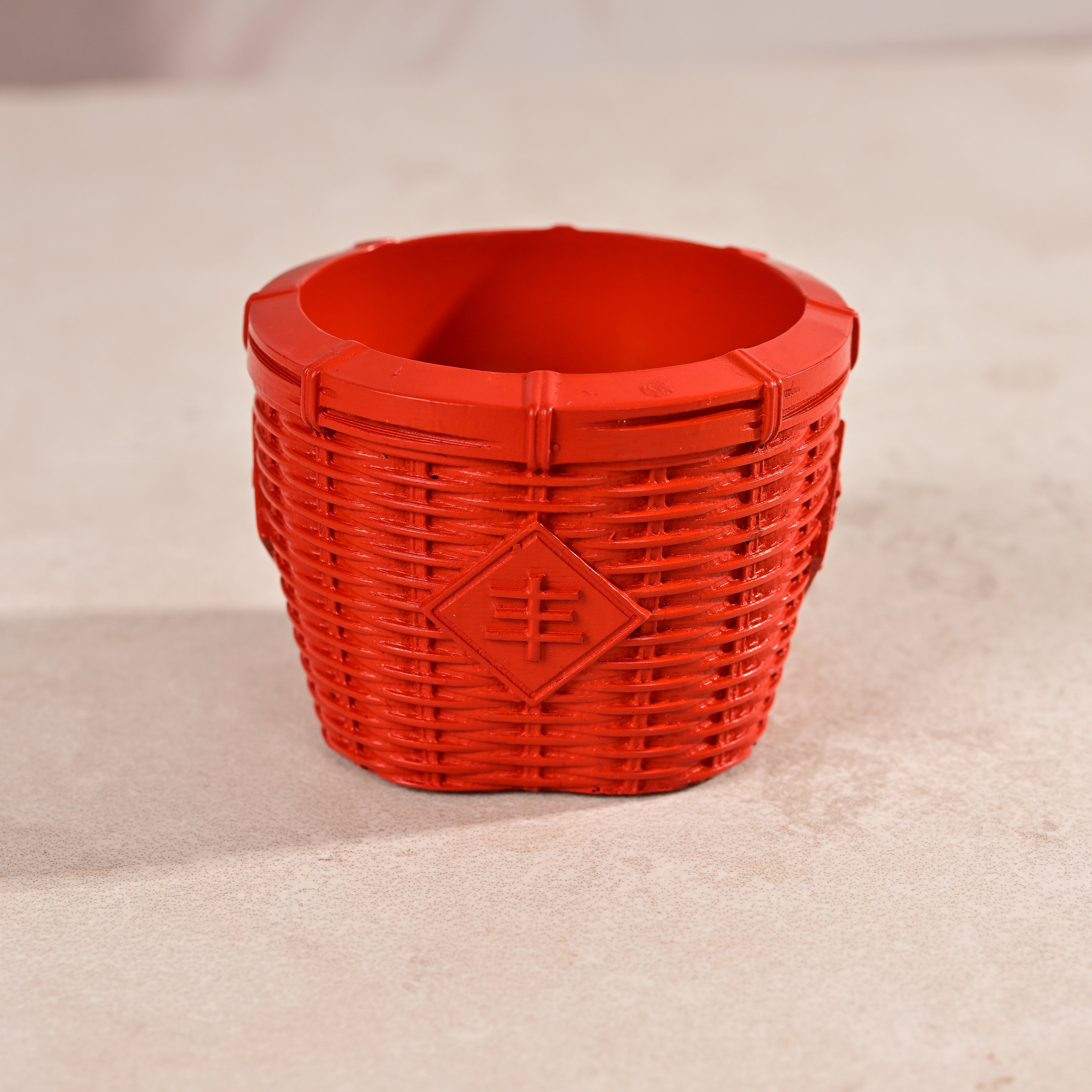 Cinnabar Basket Carving