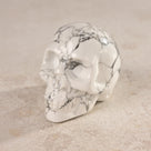 Howlite Skull 2'' Natural Gemstone Carving