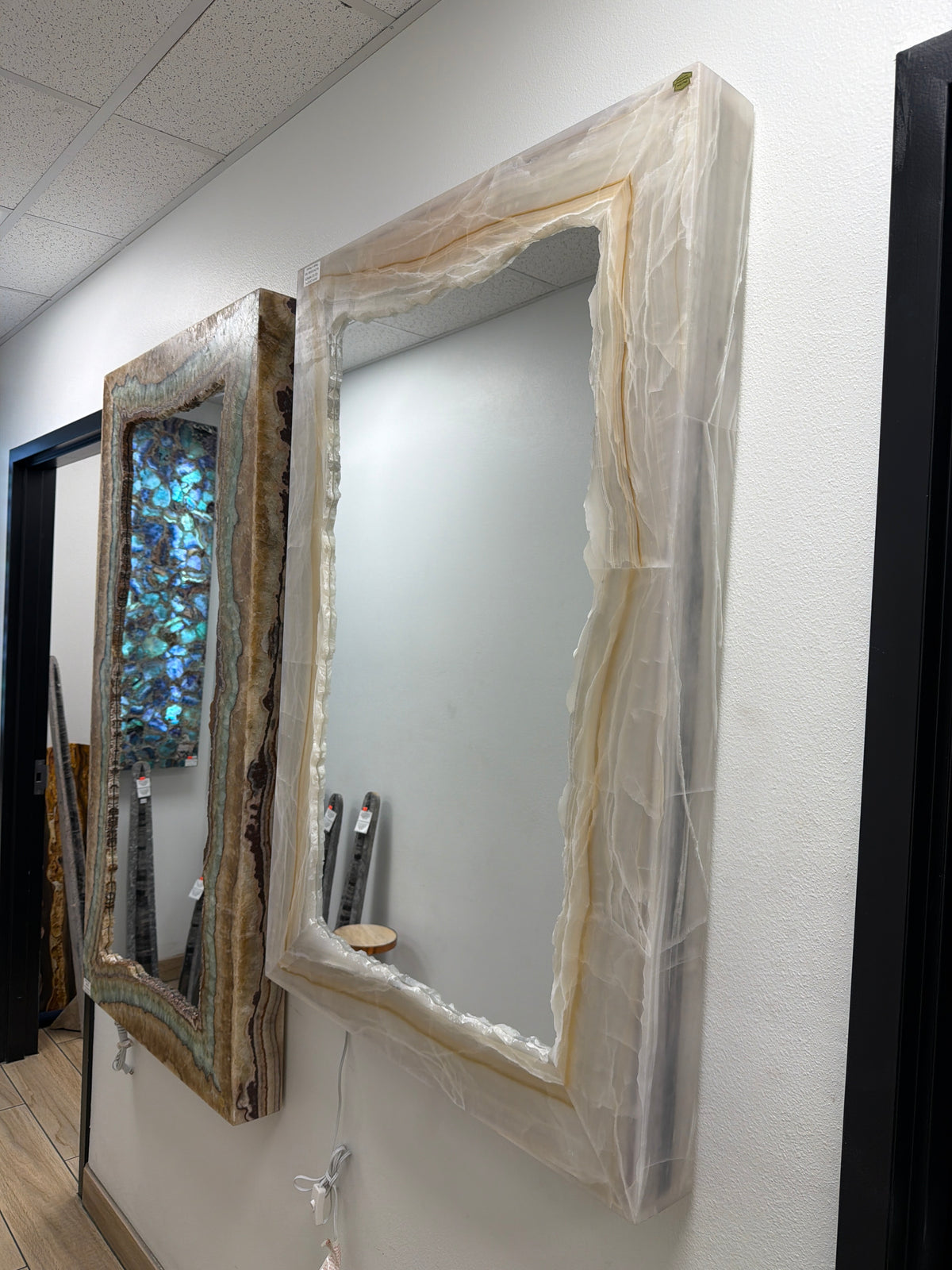 Crystal Ice Onyx Mirror - 48" x 32"