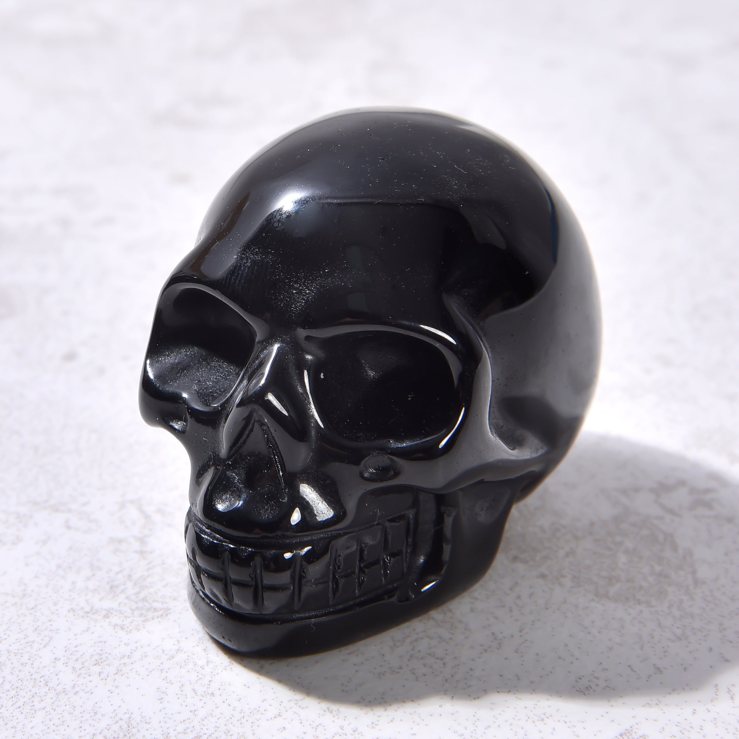 Obsidian Skull 2.5" Natural Gemstone Carving