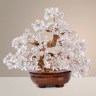 Opalite Moonstone & Quartz Gemstone Tree of Life with 360 Natural Gemstones