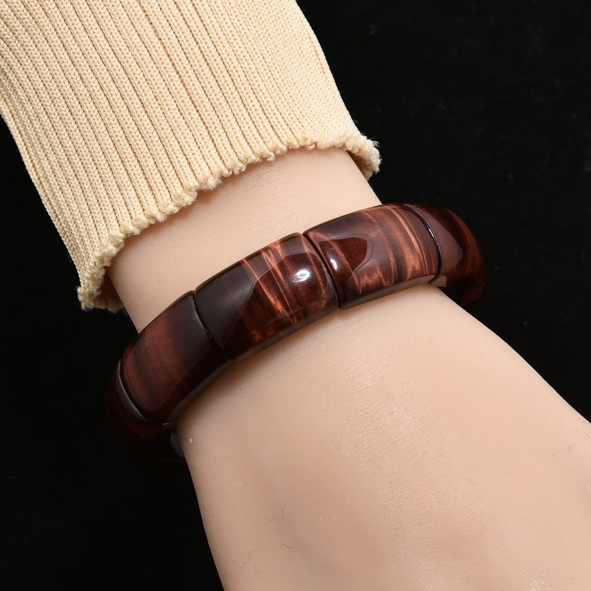 Red Tiger Eye Gemstone Bracelet