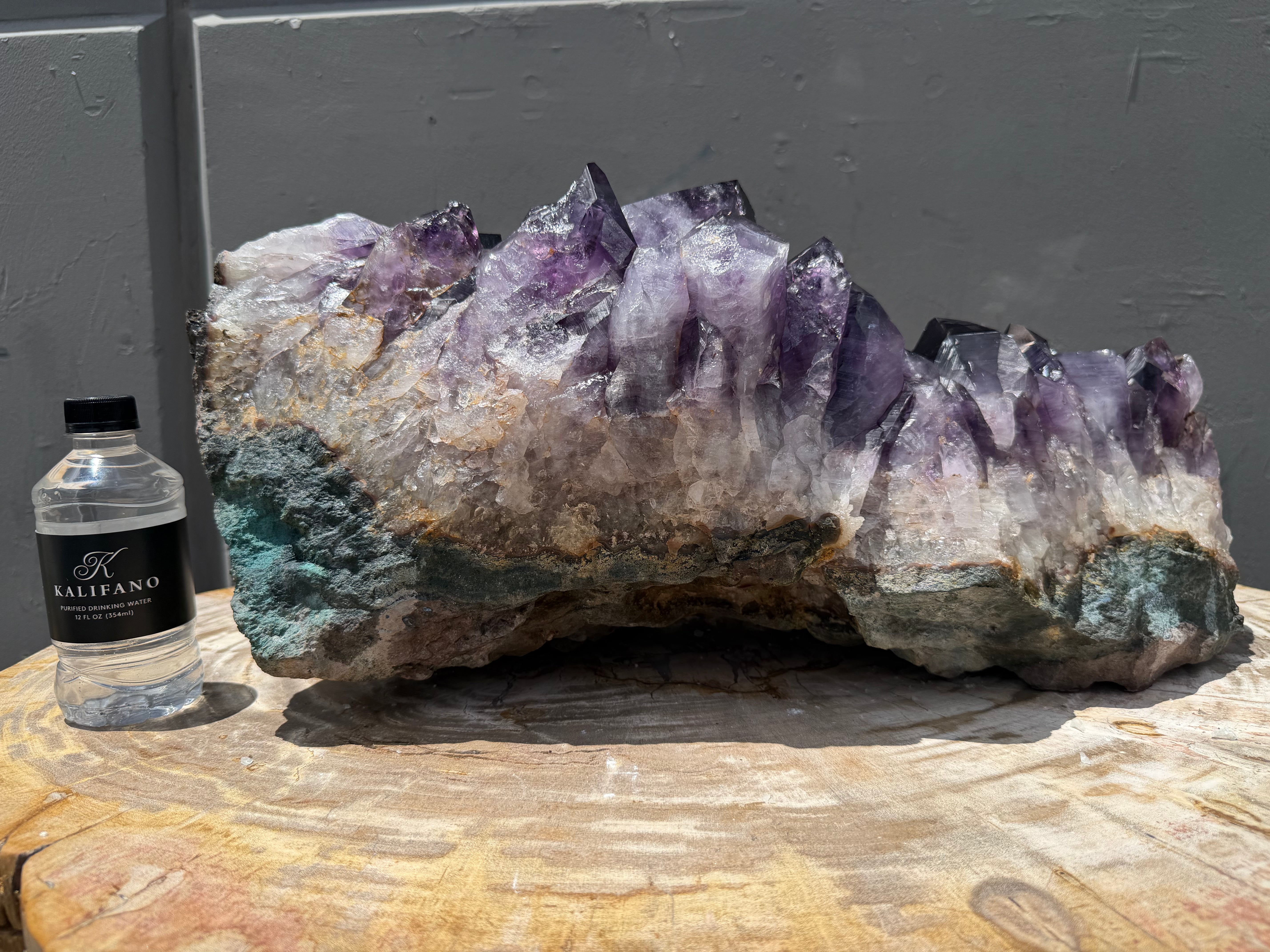 Natural Brazilian Amethyst Cluster Specimen - 23" / 83 lbs