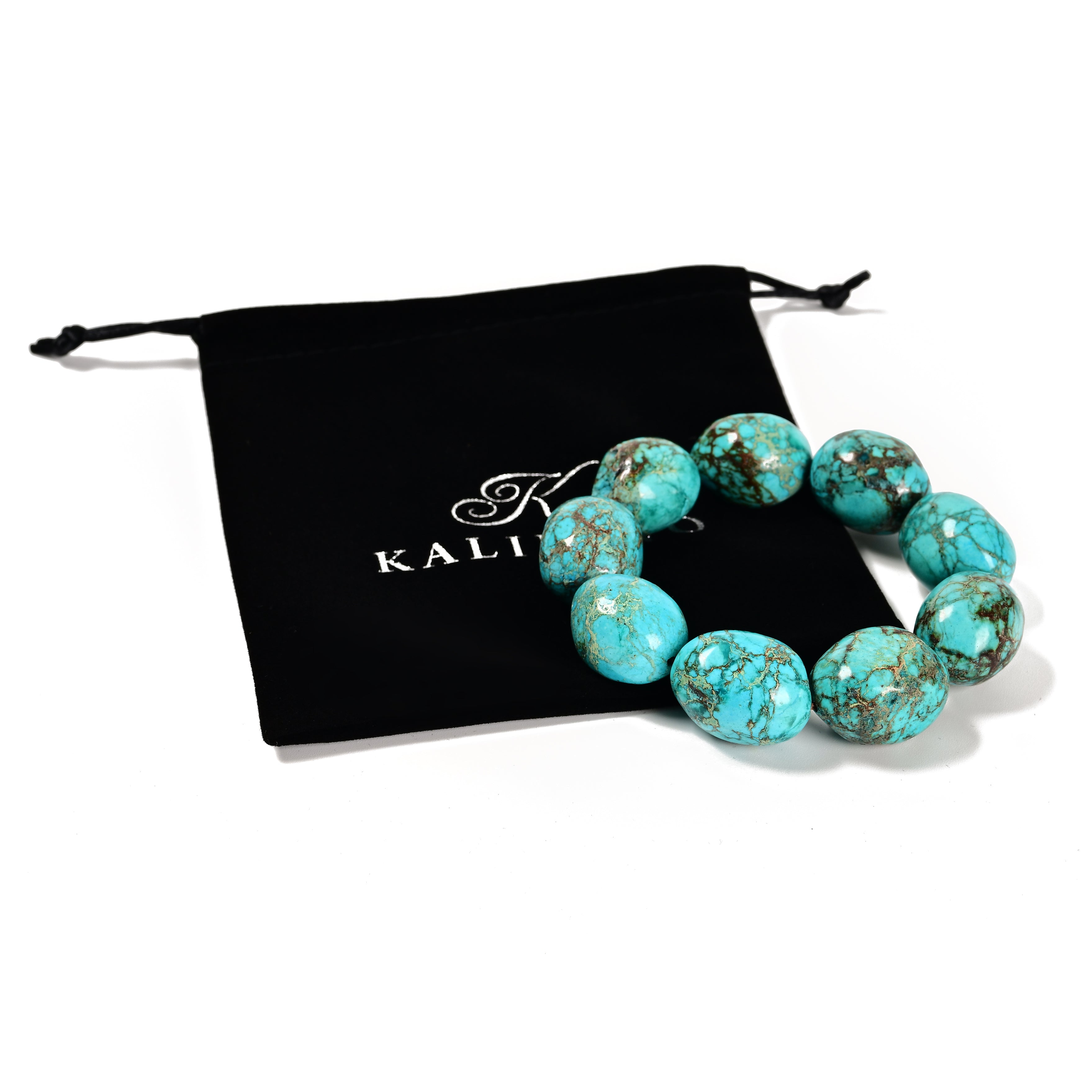 King Howlite Turquoise Bracelet - 25 MM