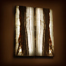 Crystal Amber Onyx Light Wall Panel Set - 63