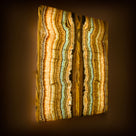 Aqua Amber Onyx Onyx Light Wall Panel Set - 63