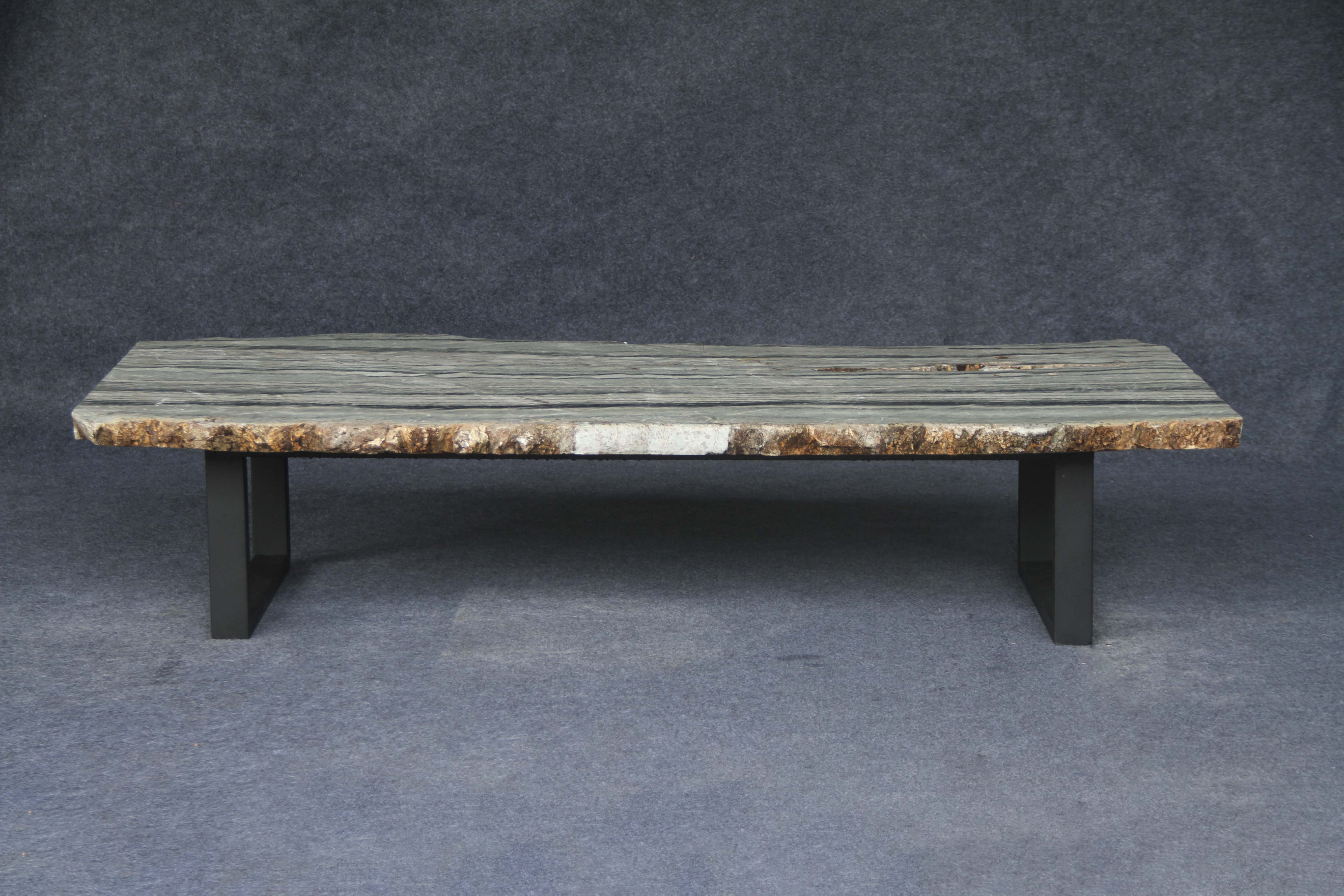 65" White Marble Rectangle Table (362 lbs)